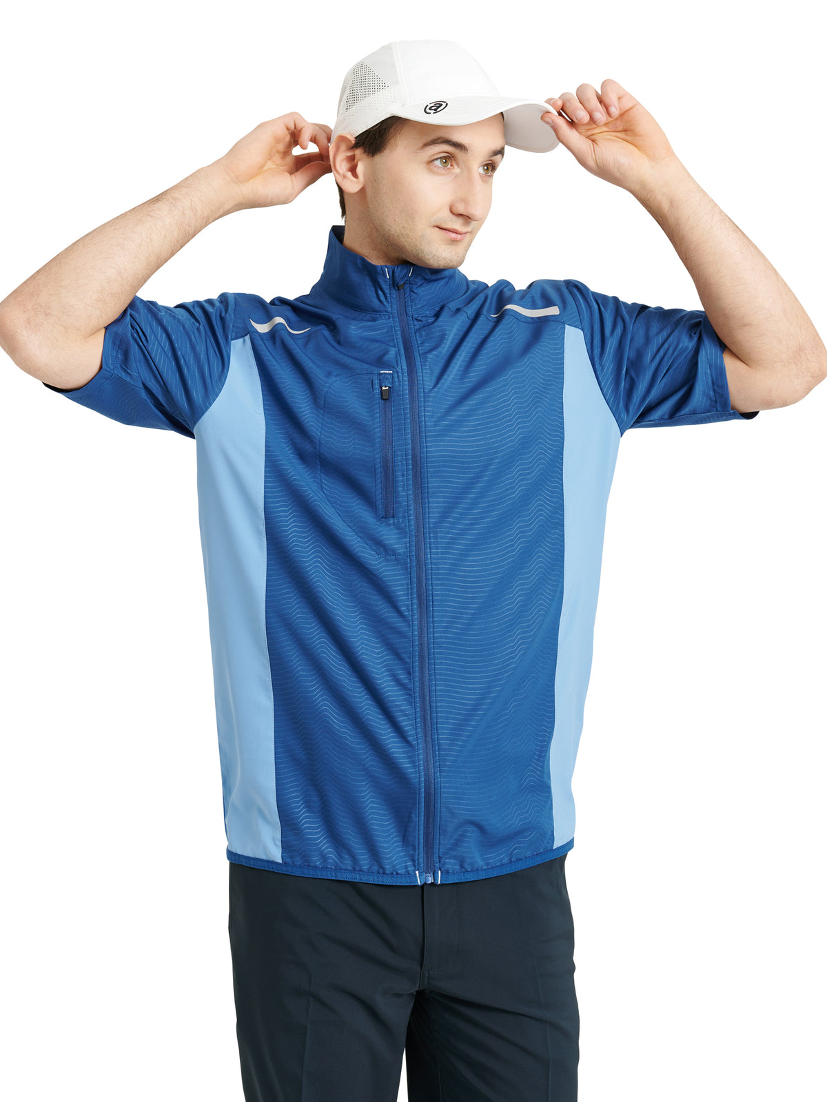 Mens Lanark stretch windshirt - heaven-1