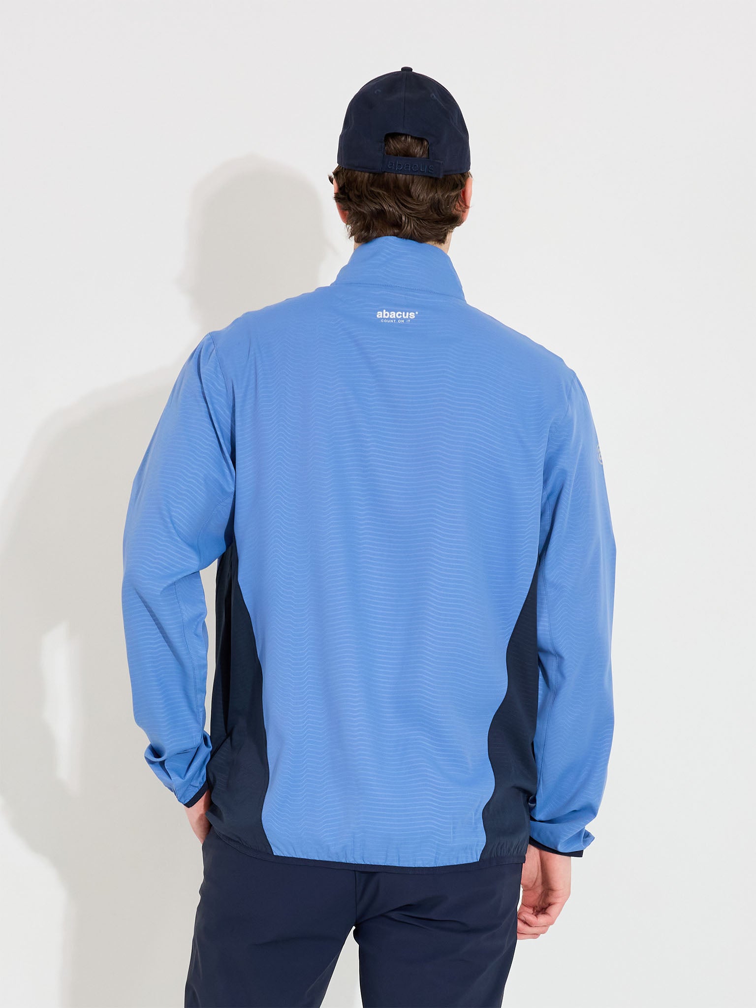 Mens Lanark classics stretch windjacket - horizon blue