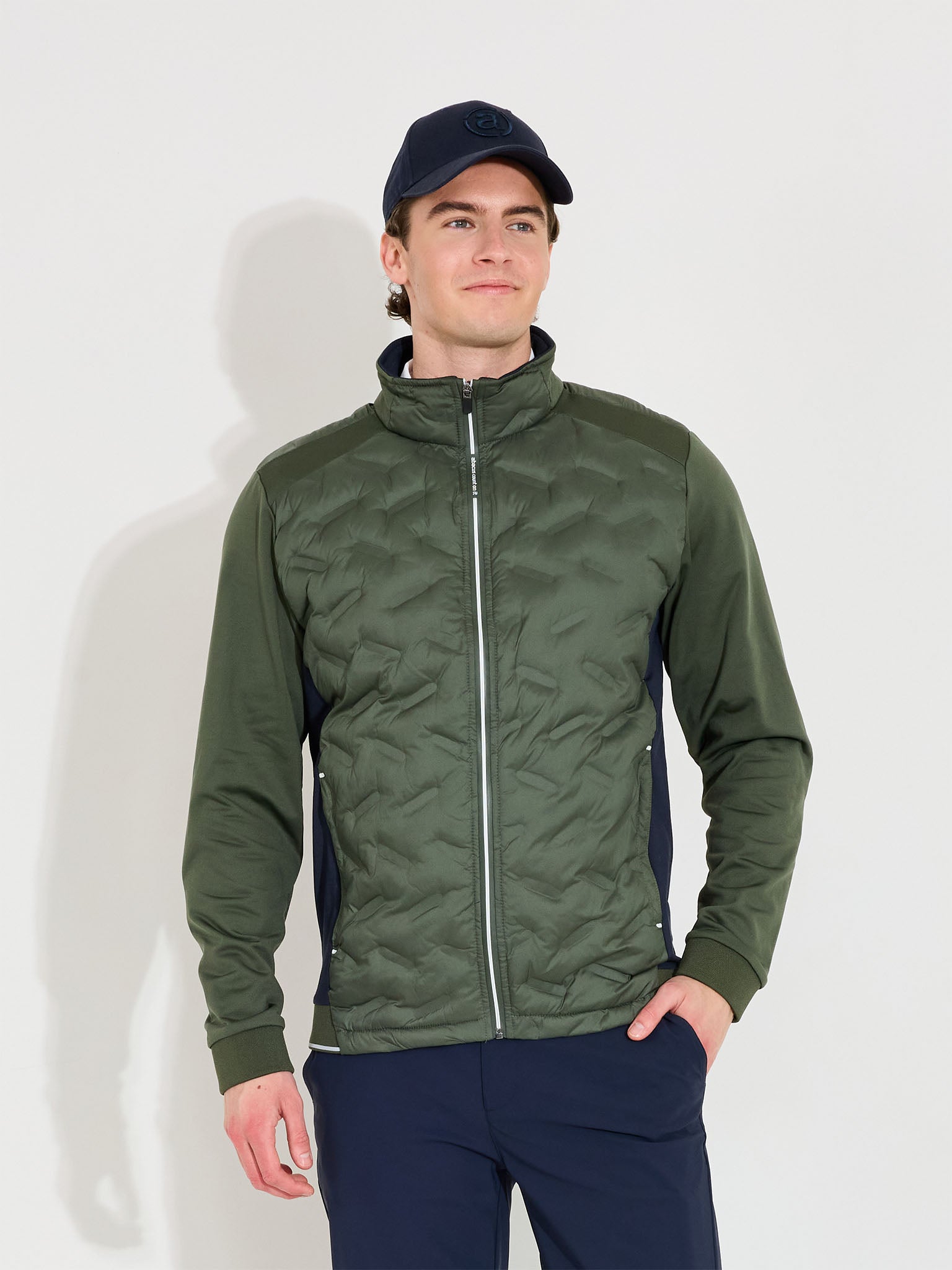 Mens Portrush hybrid jacket - forest
