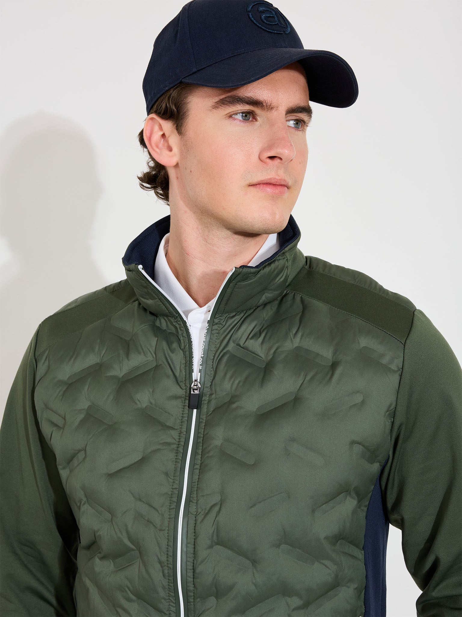 Mens Portrush hybrid jacket - forest-3