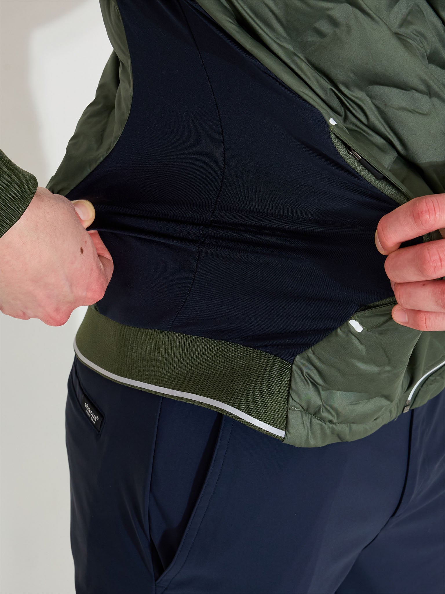 Mens Portrush hybrid jacket - forest-6