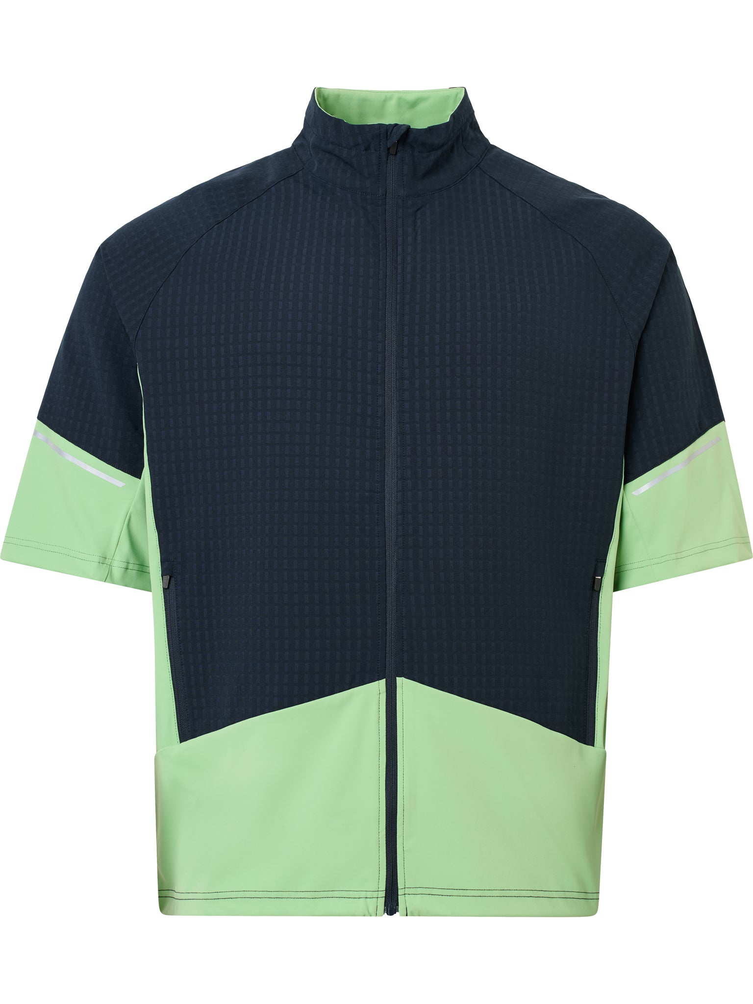 Mens Wedge hybrid shirt - apple/navy