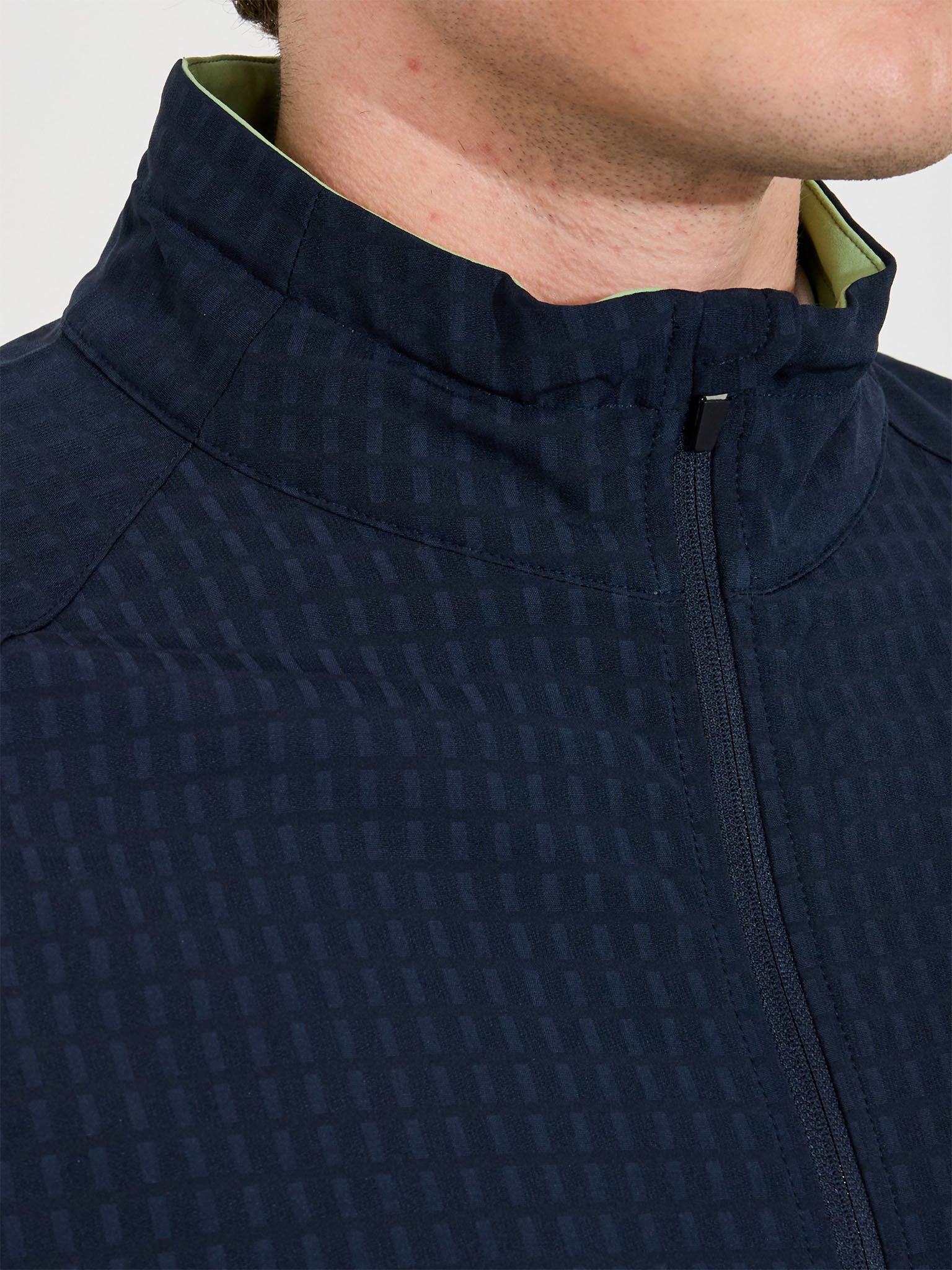 Mens Wedge hybrid shirt - apple/navy-5