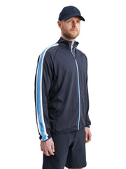Mens Kinloch midlayer jacket - navy/skyblue