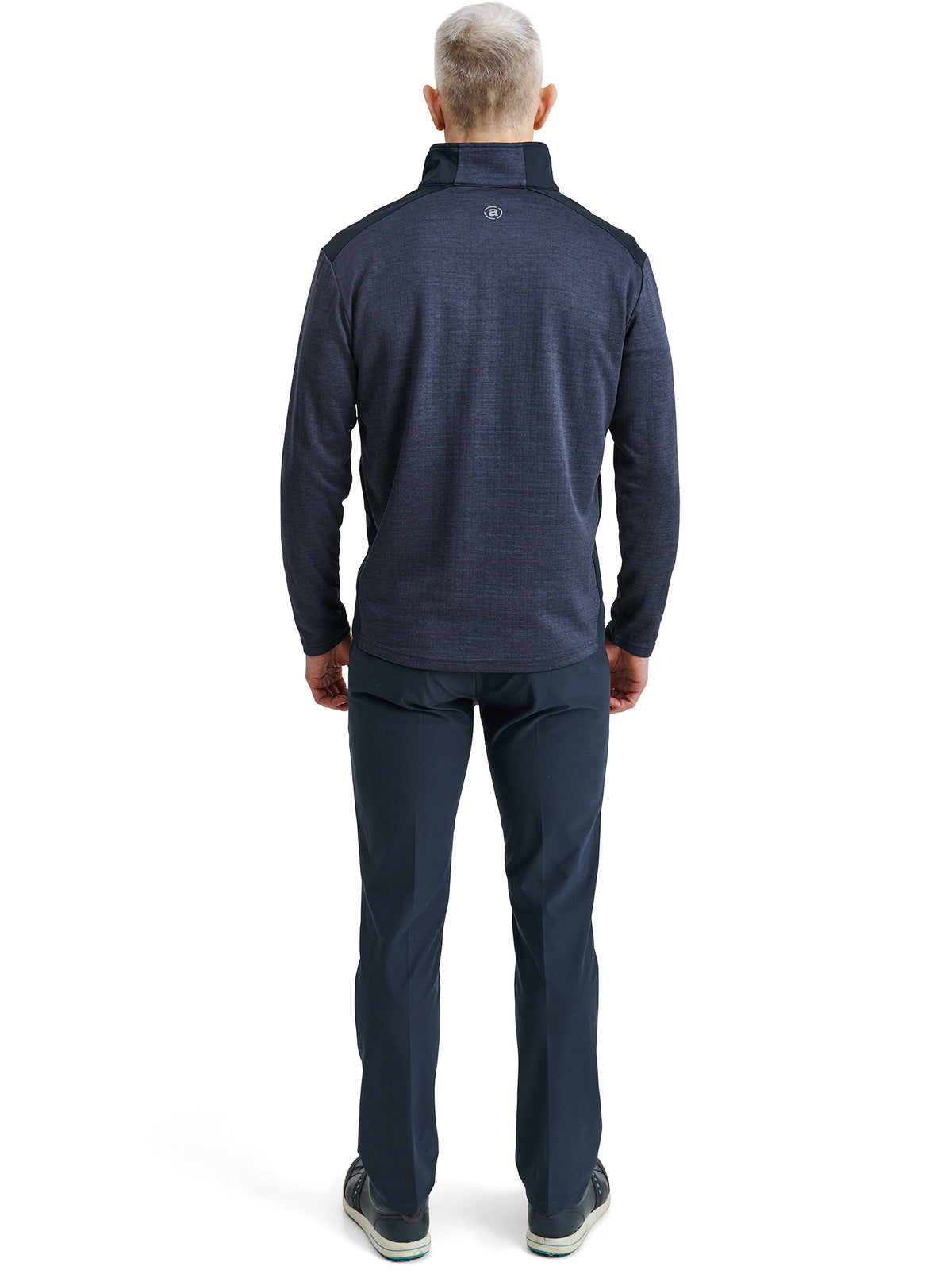 Mens Sunningdale halfzip - navy-6