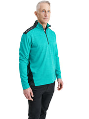 Mens Sunningdale halfzip - eucalyptus