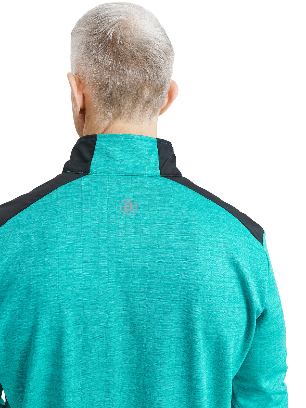 Mens Sunningdale halfzip - eucalyptus-2