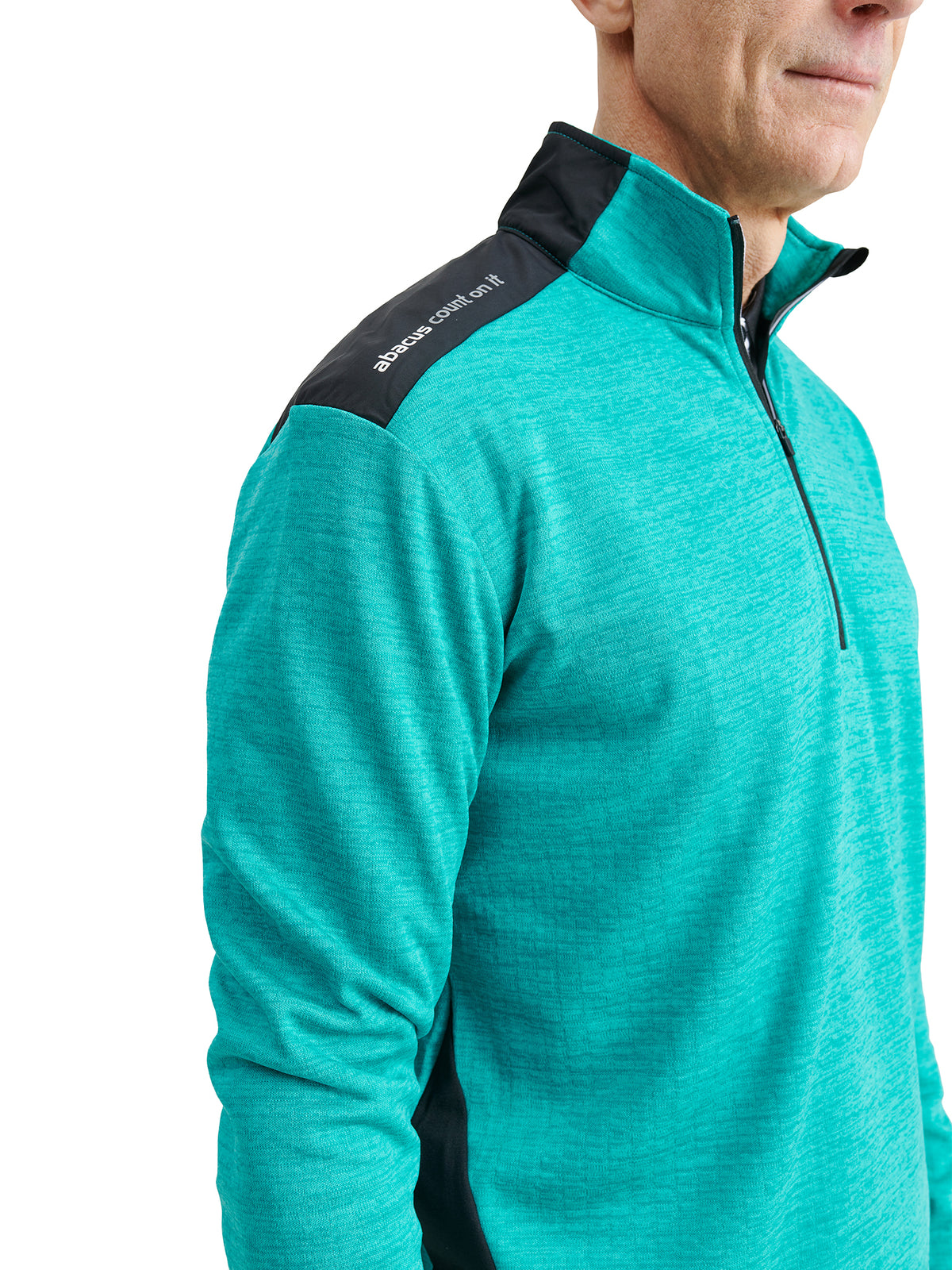 Mens Sunningdale halfzip - eucalyptus-5
