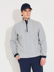 Mens Woburn midlayer - lt.greymelange