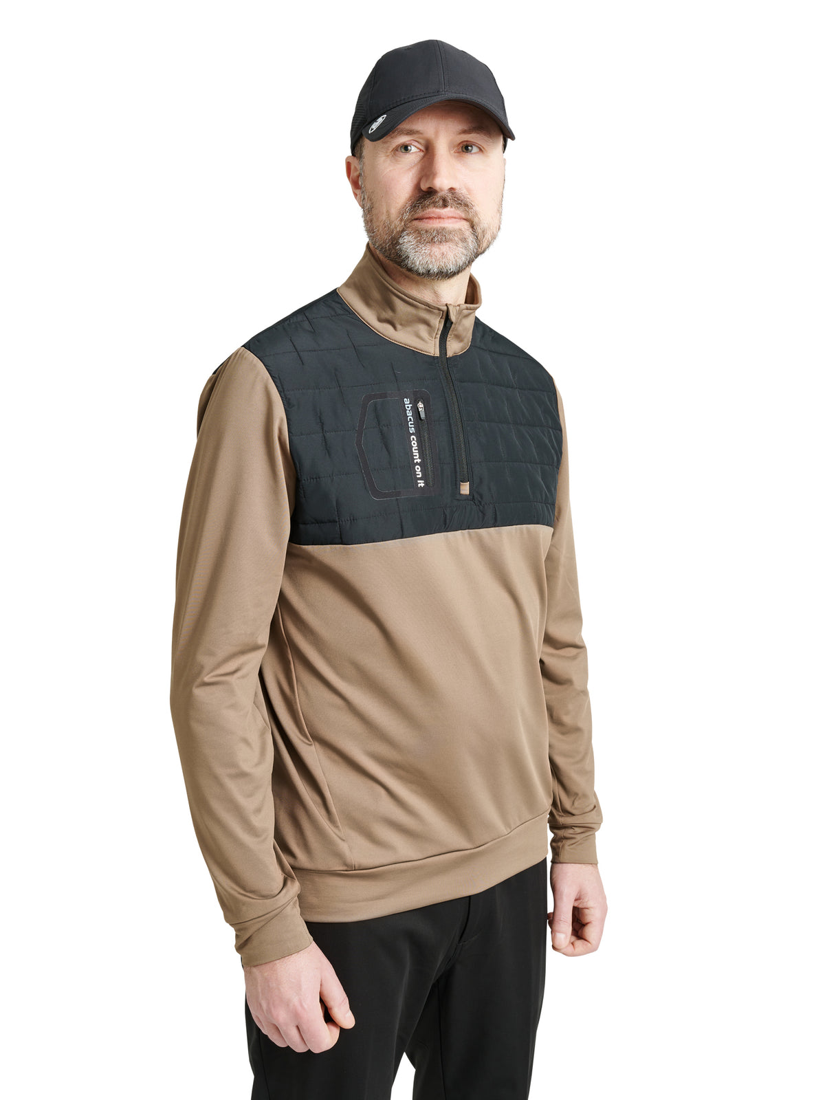 Mens Hoylake thermo midlayer - nougat-1