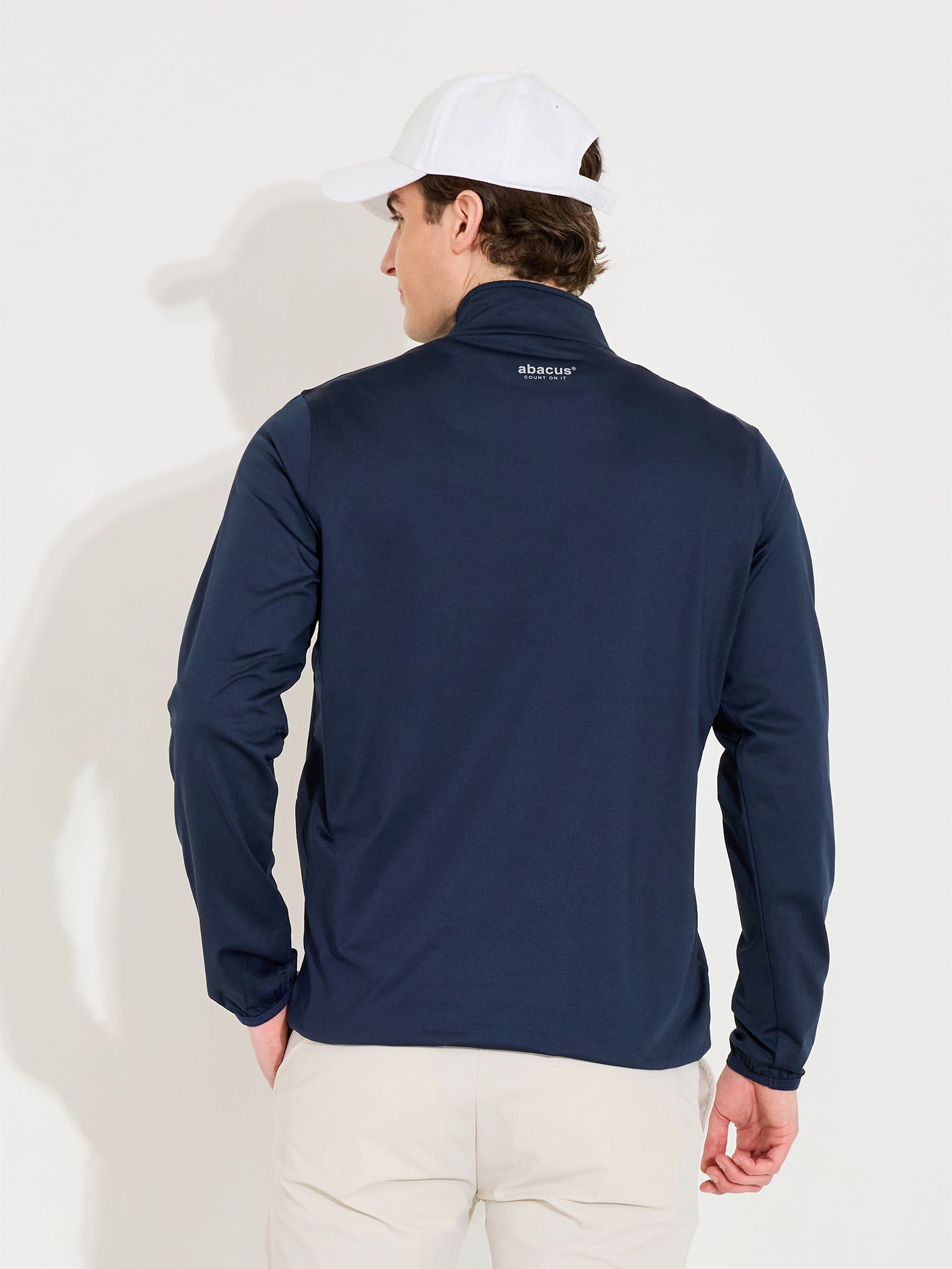 Mens Cradoc halfzip fleece - navy