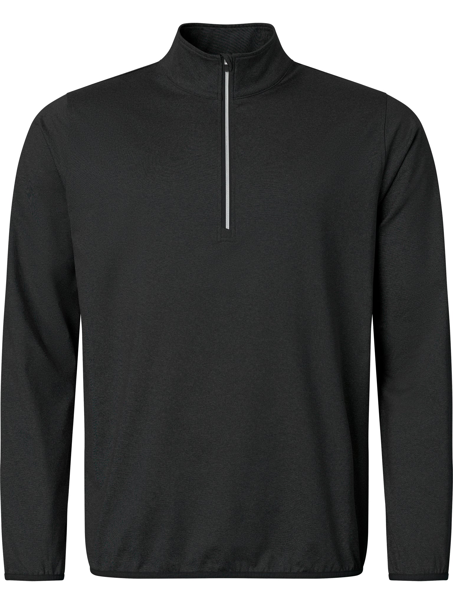 Mens Cradoc halfzip fleece - black-5