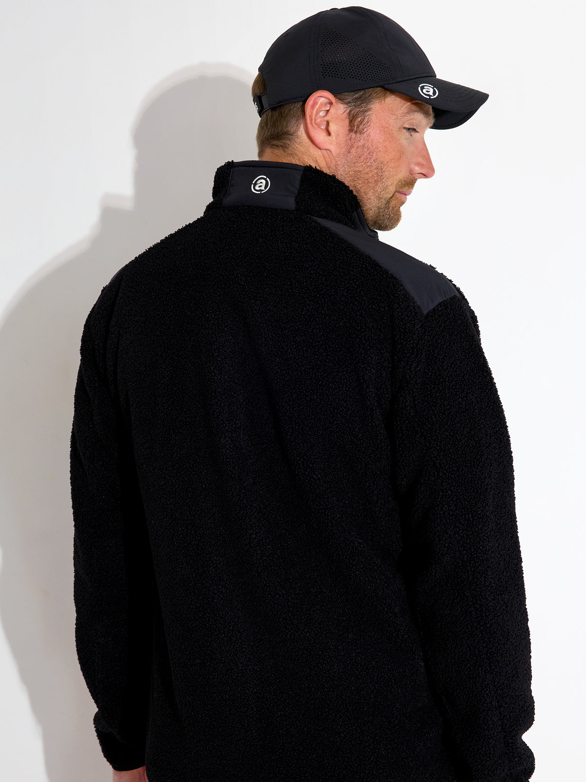 Mens Highlands midlayer - black-2