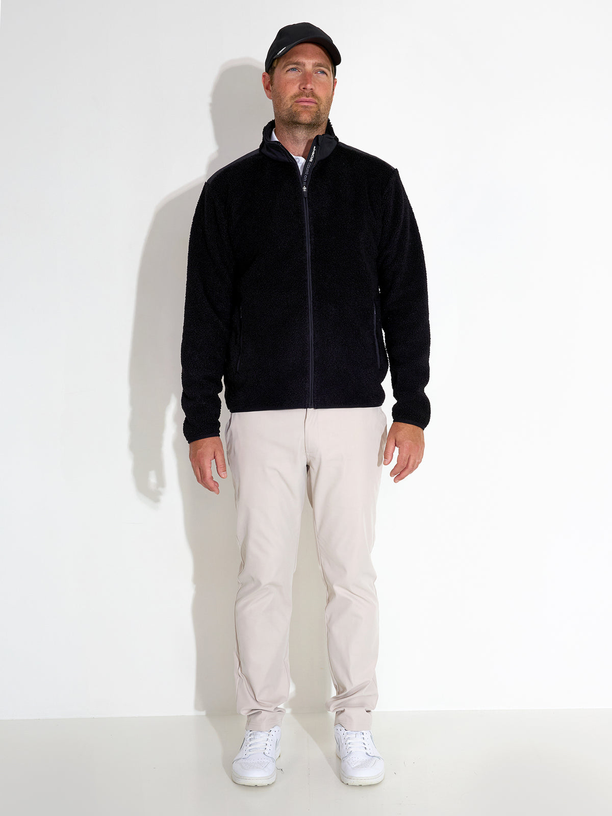 Mens Highlands midlayer - black-3