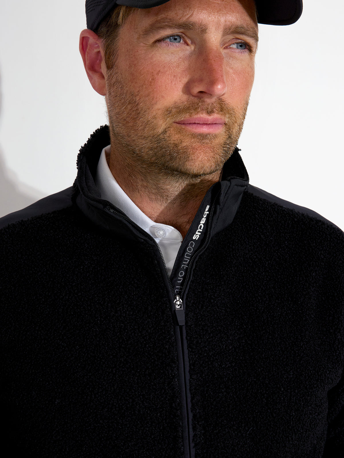 Mens Highlands midlayer - black-4