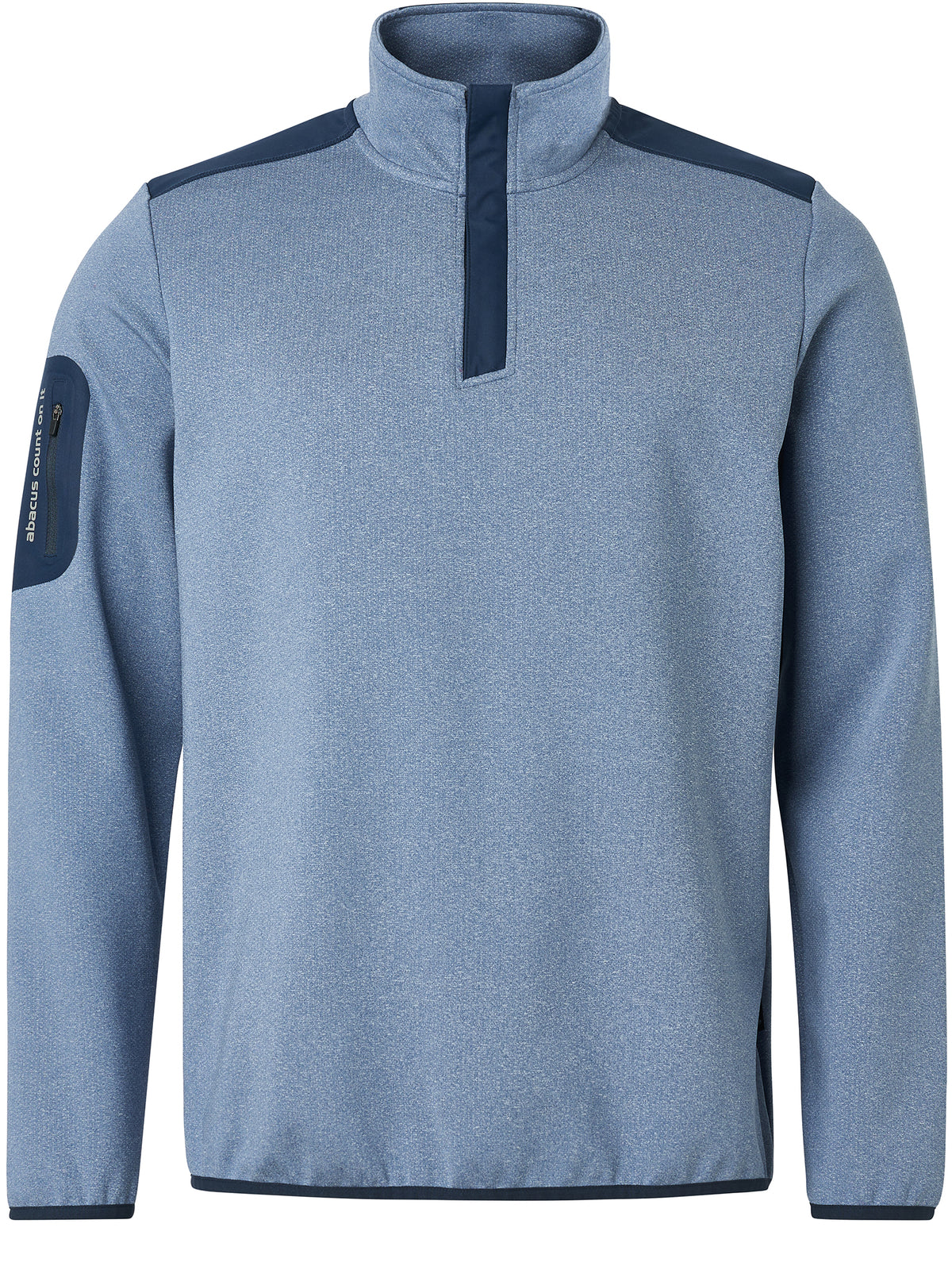 Mens Scramble halfzip - blue-6