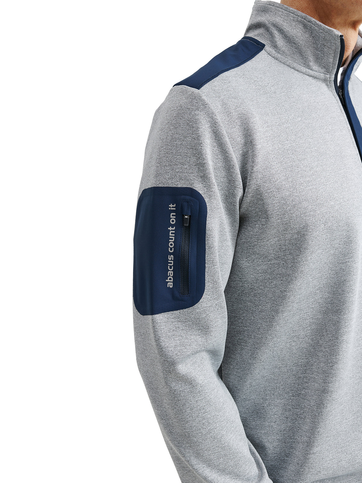 Mens Scramble halfzip - lt.greymelange-4
