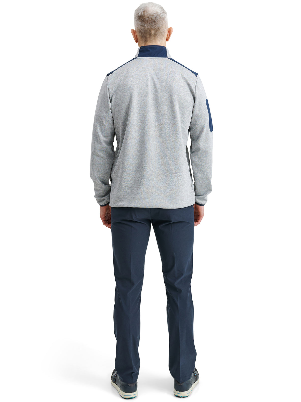 Mens Scramble halfzip - lt.greymelange-5