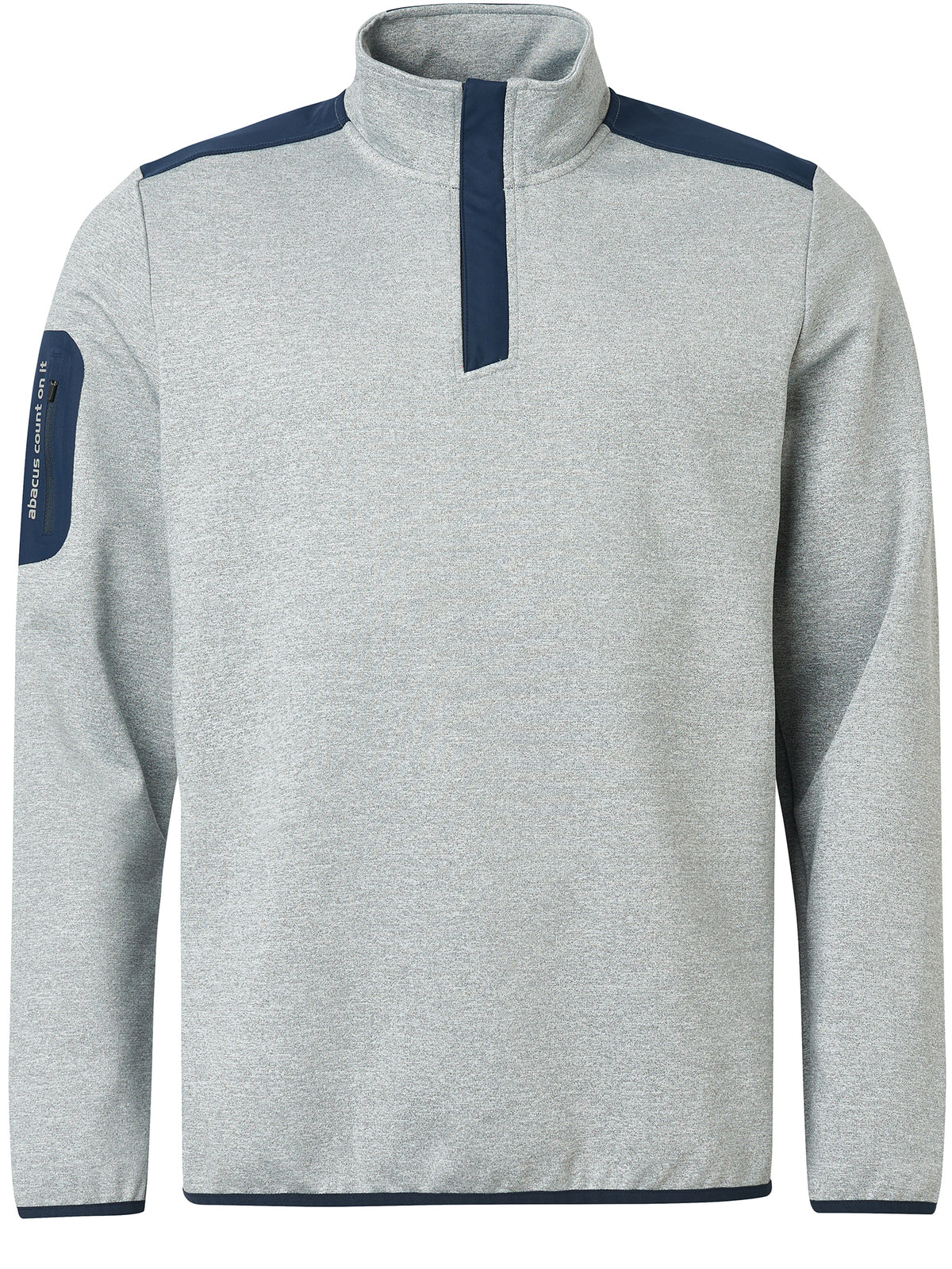Mens Scramble halfzip - lt.greymelange-6