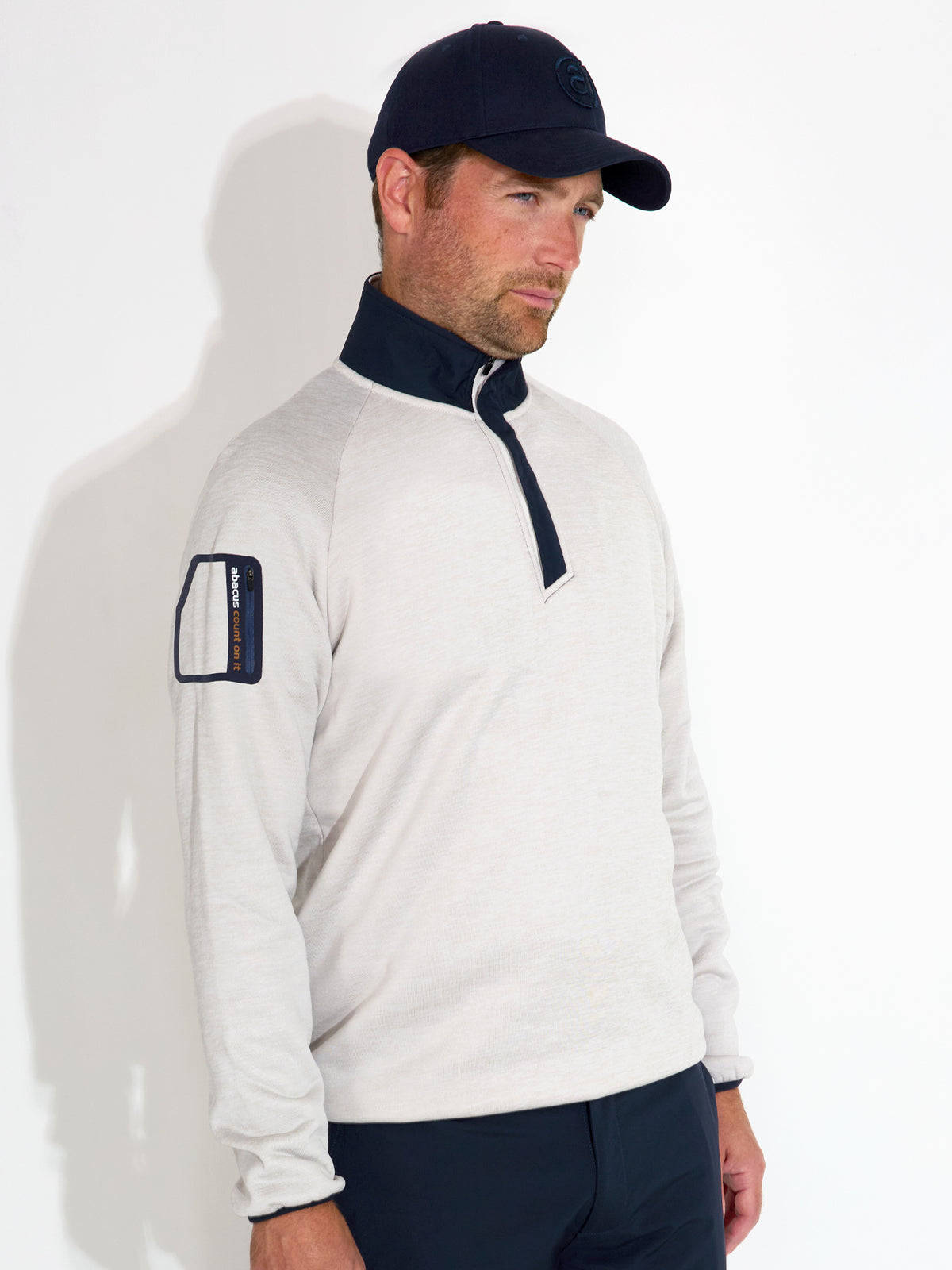 Mens Arden midlayer - clam-1