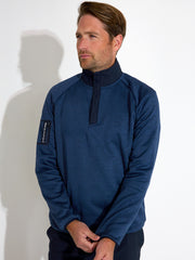 Mens Arden midlayer - steelblue