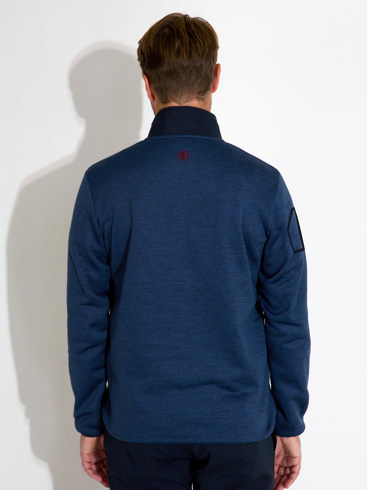 Mens Arden midlayer - steelblue-2
