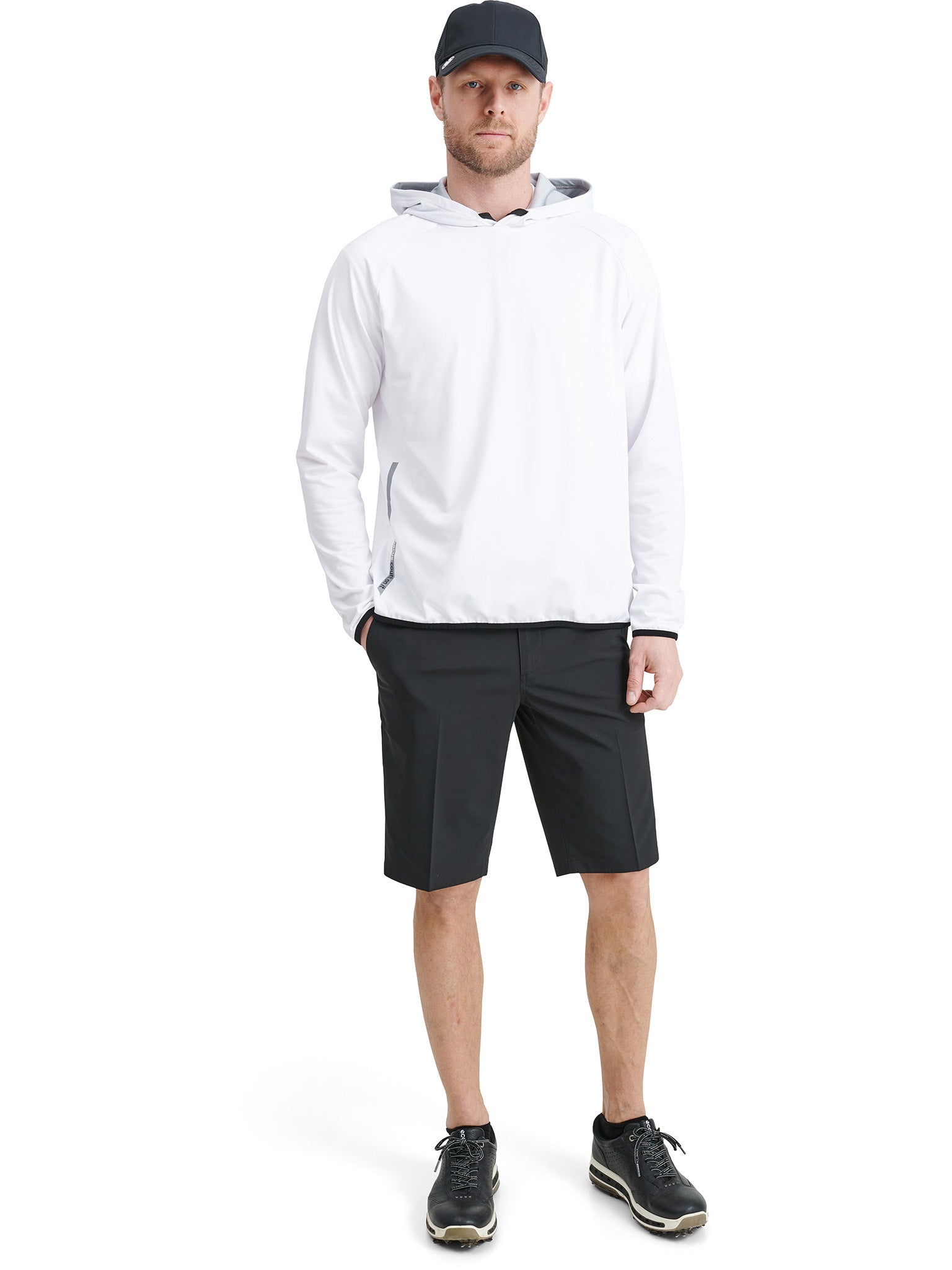 Mens Loop hoodie - white-3