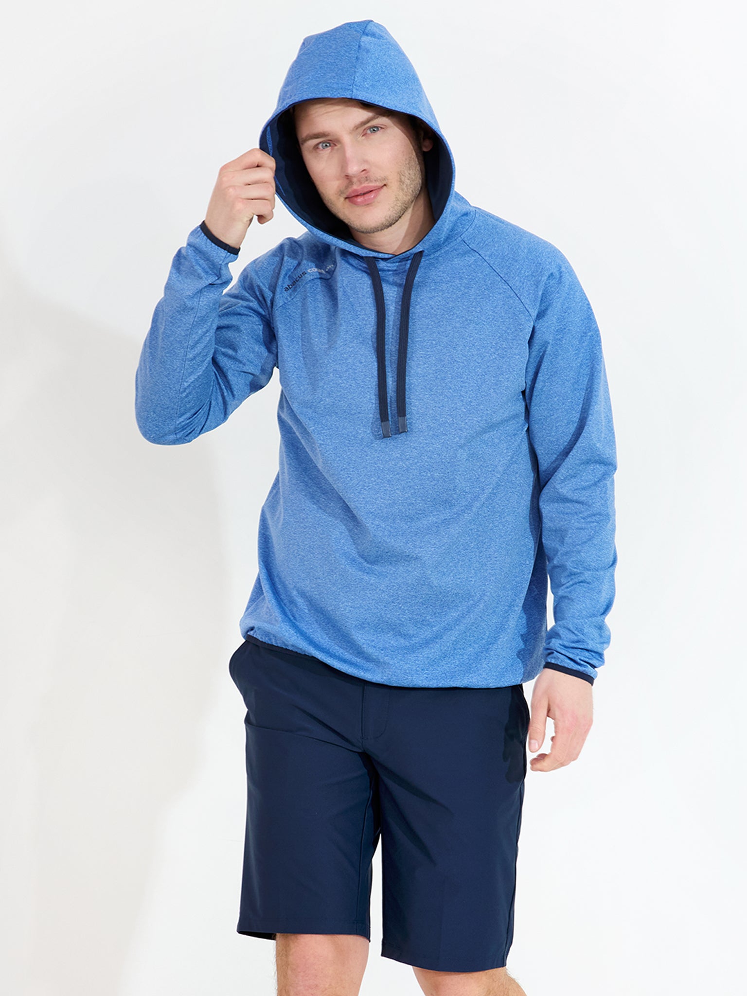 Mens Loop hoodie - horizon blue