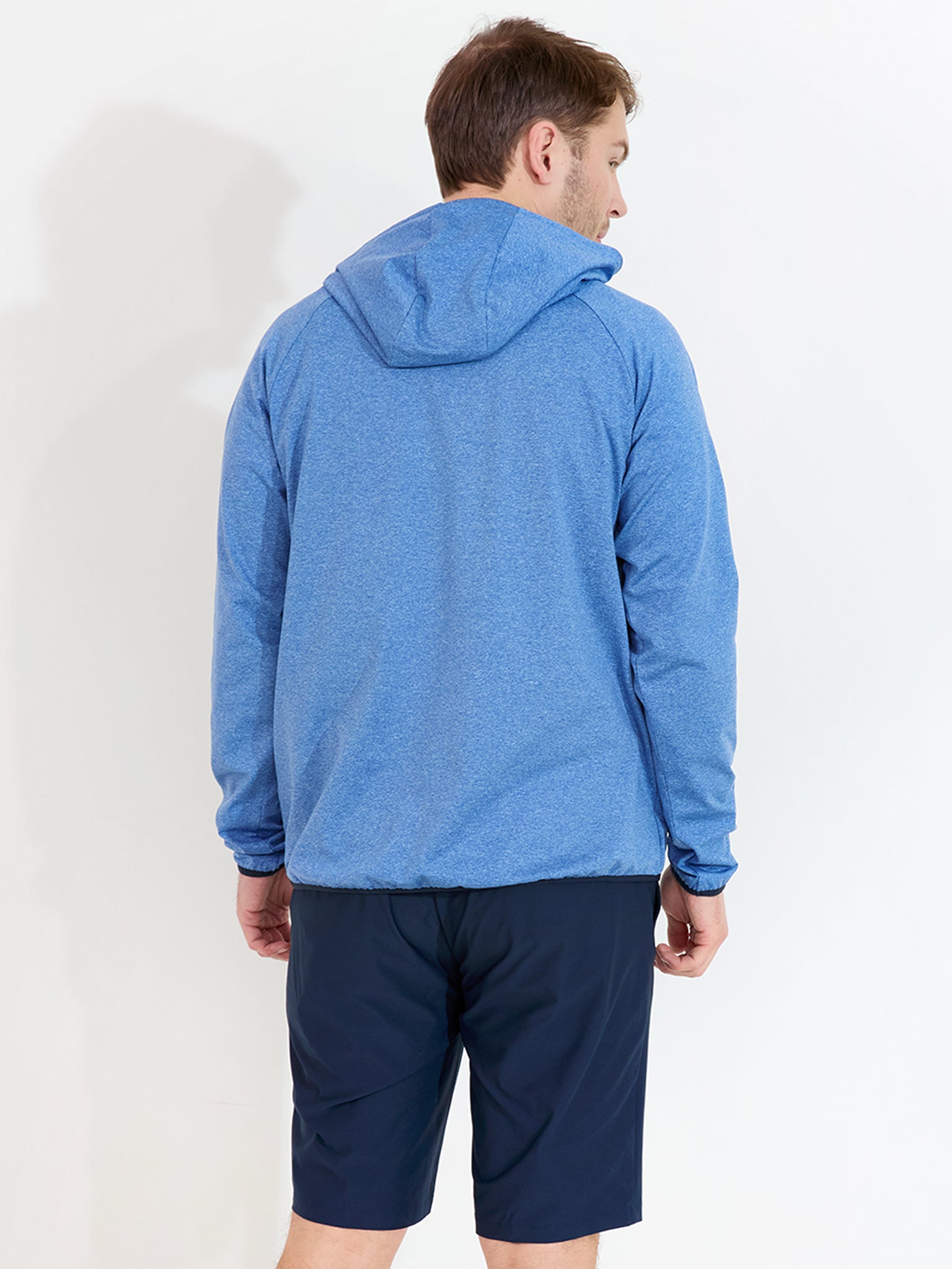 Mens Loop hoodie - horizon blue