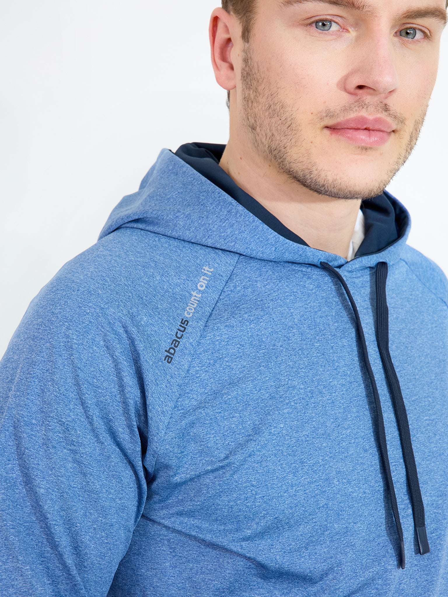 Mens Loop hoodie - horizon blue-4