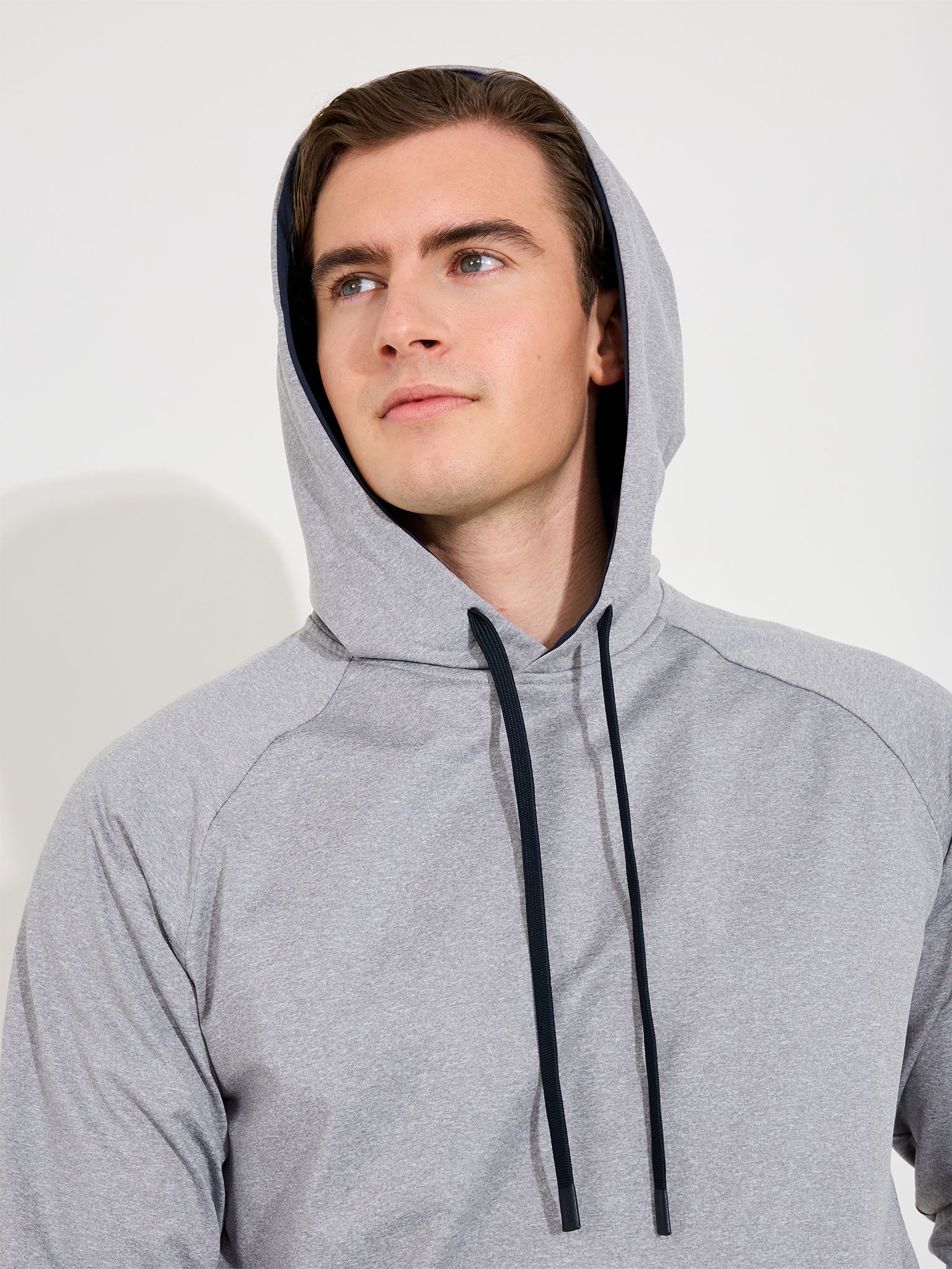 Mens Loop hoodie - lt.greymelange-4