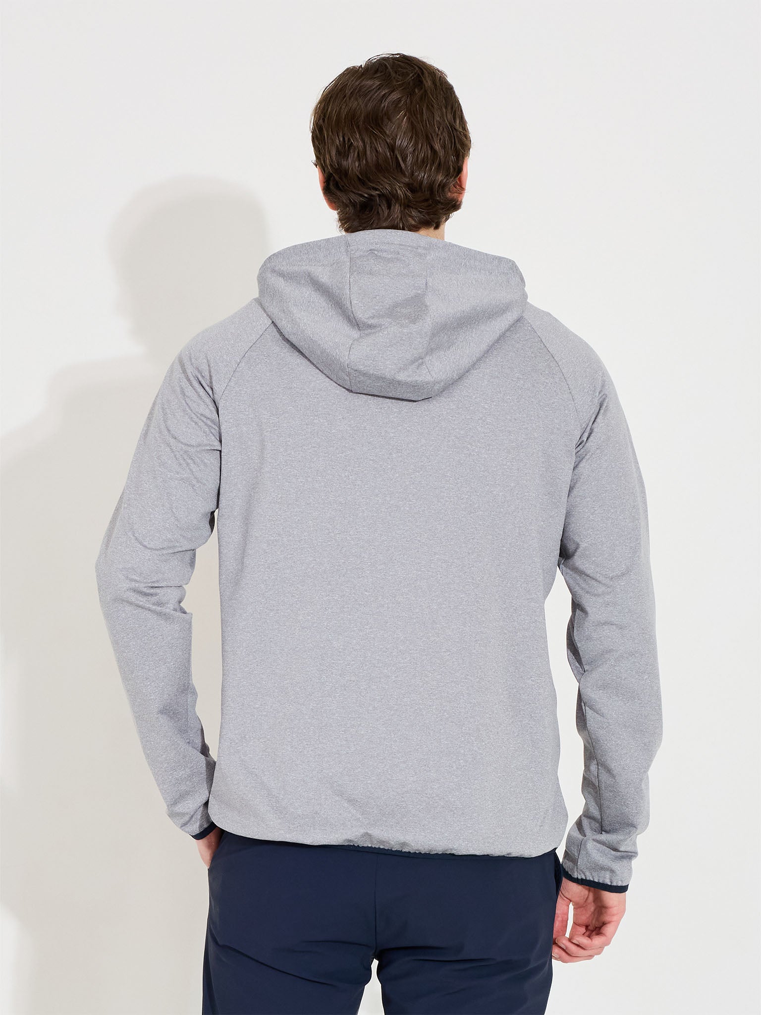 Mens Loop hoodie - lt.greymelange
