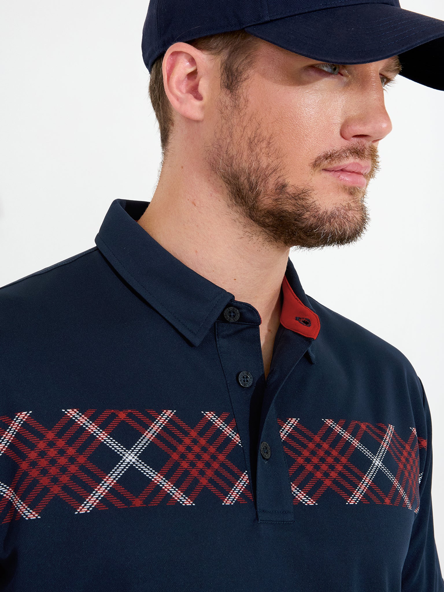 Mens Cape drycool polo - crimson-4