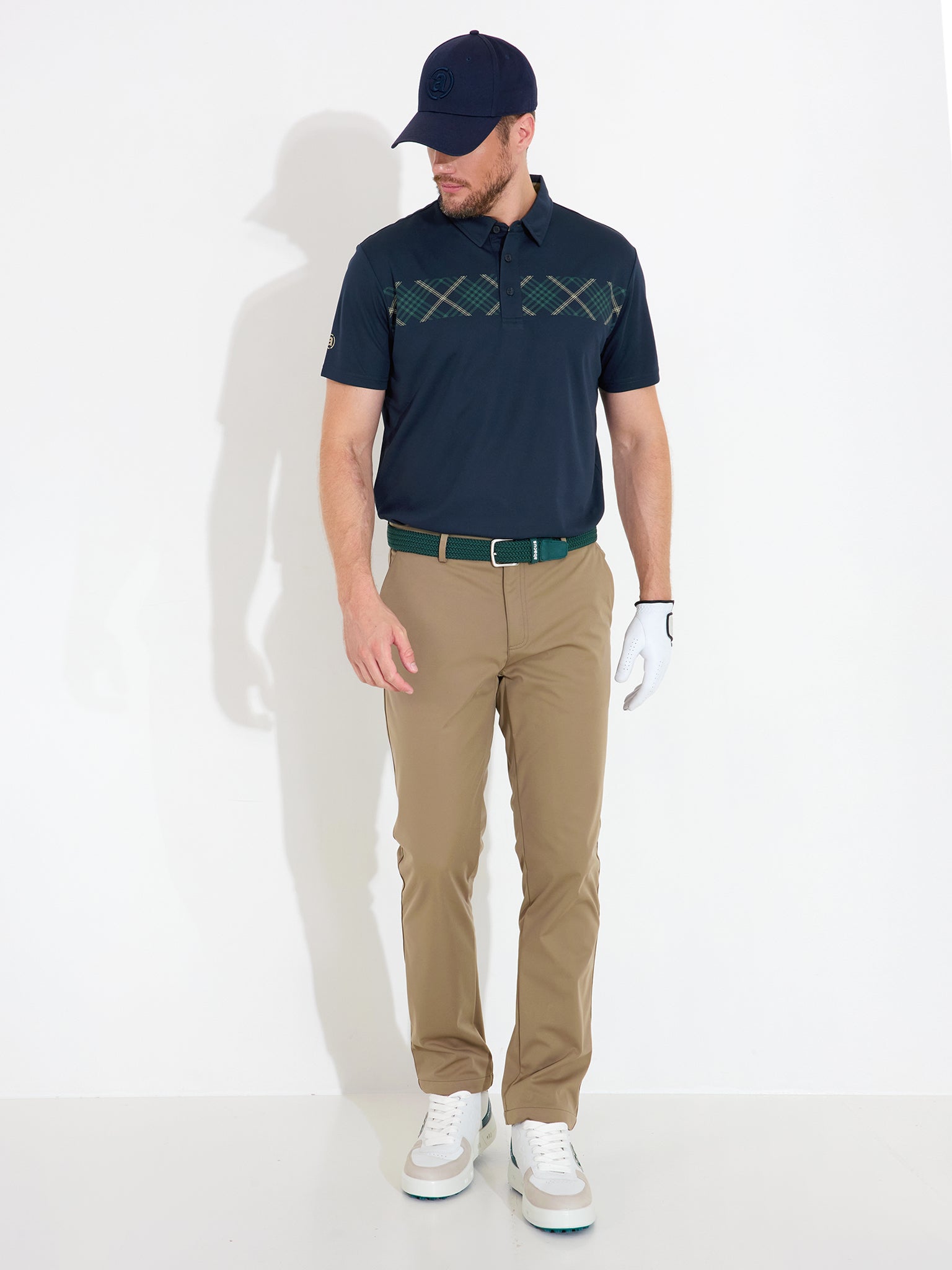 Mens Cape drycool polo - navy-3