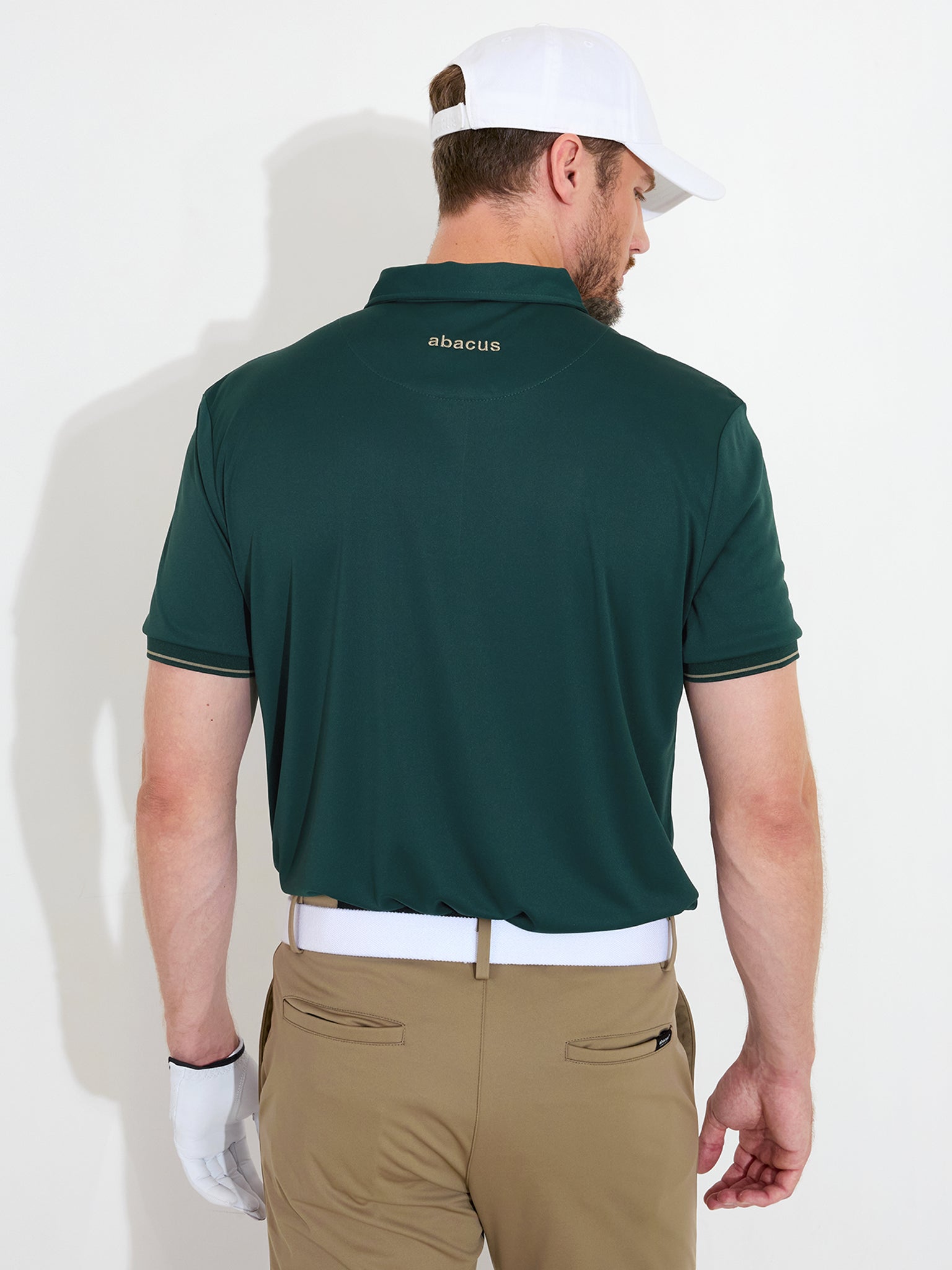 Mens Hamilton drycool polo - course green-4