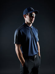 Mens Albatross polo - navy combo
