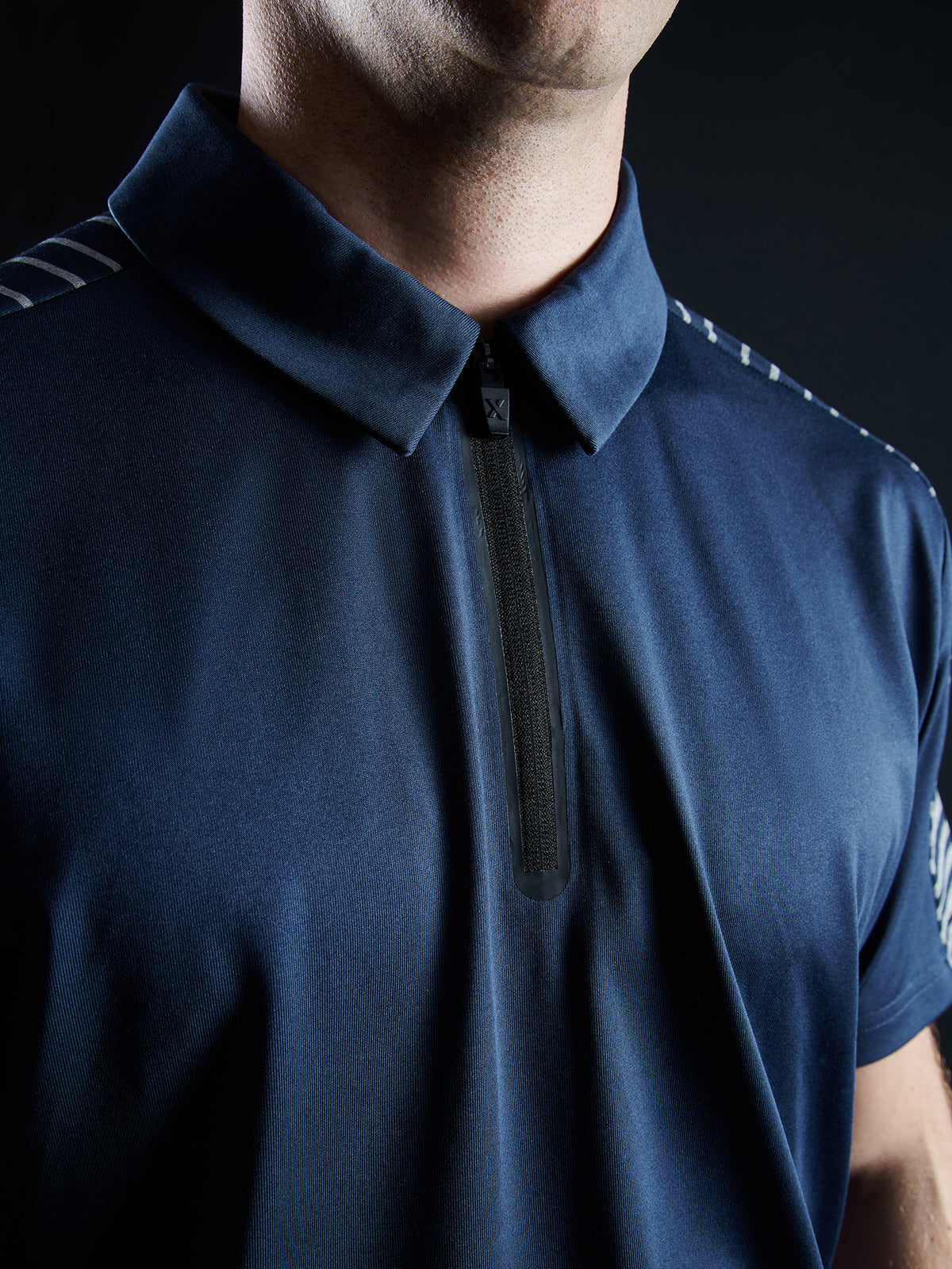 Mens Albatross polo - navy combo-4