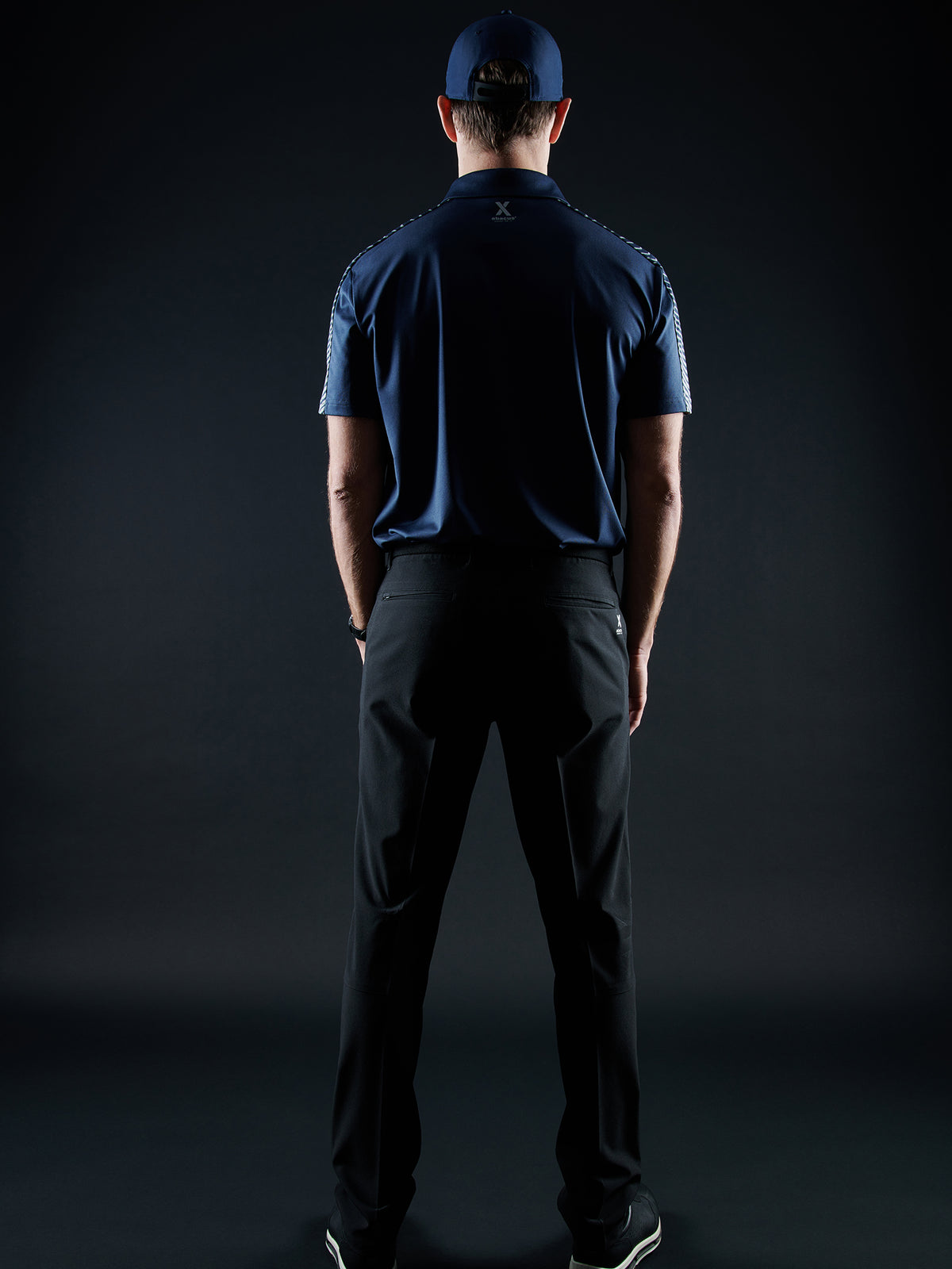 Mens Albatross polo - navy combo-5