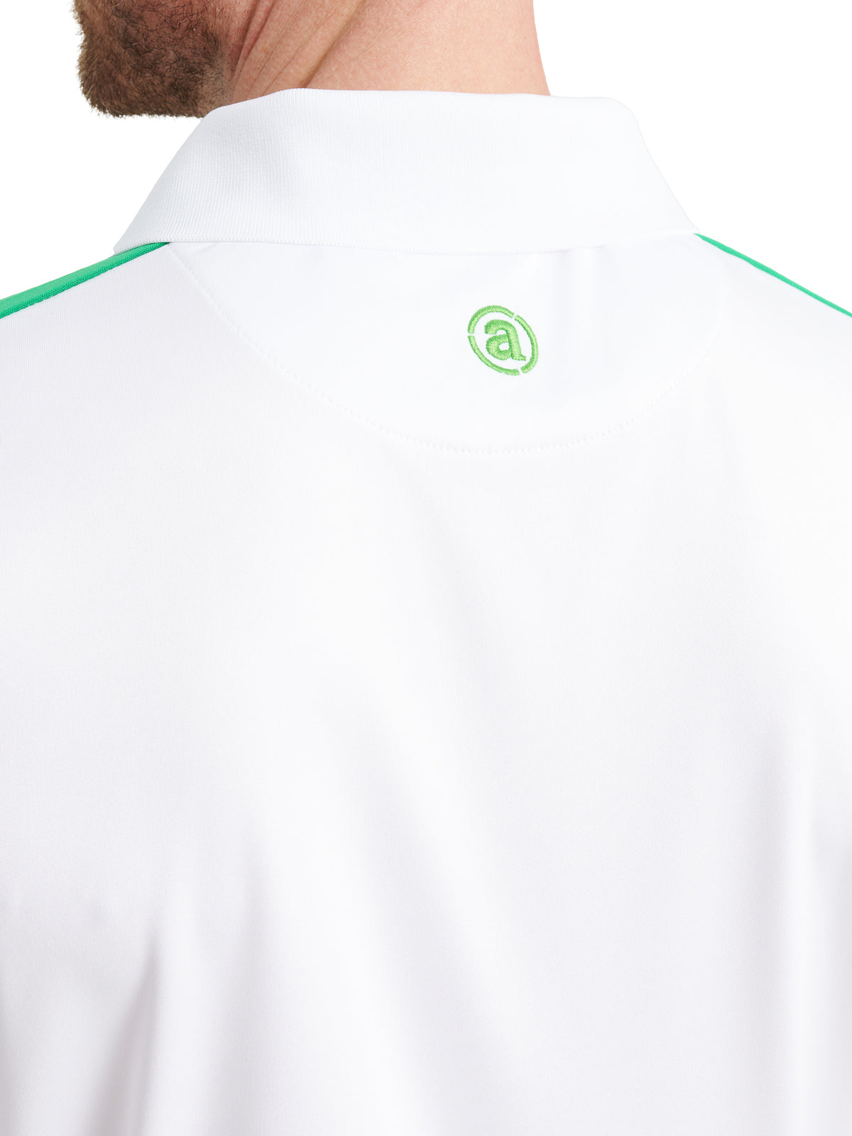 Mens Bandon drycool polo - white/fairway-4
