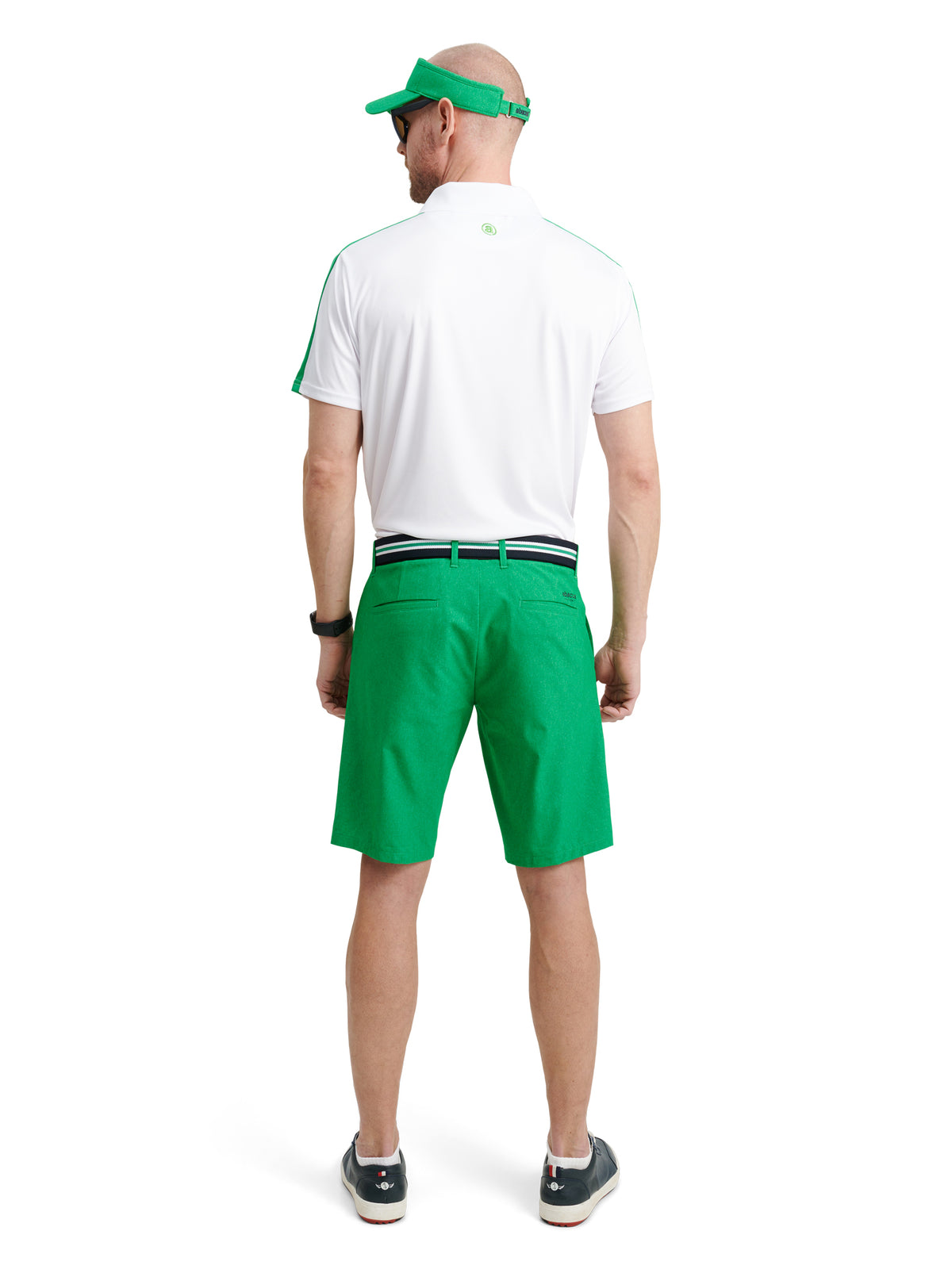 Mens Bandon drycool polo - white/fairway-5