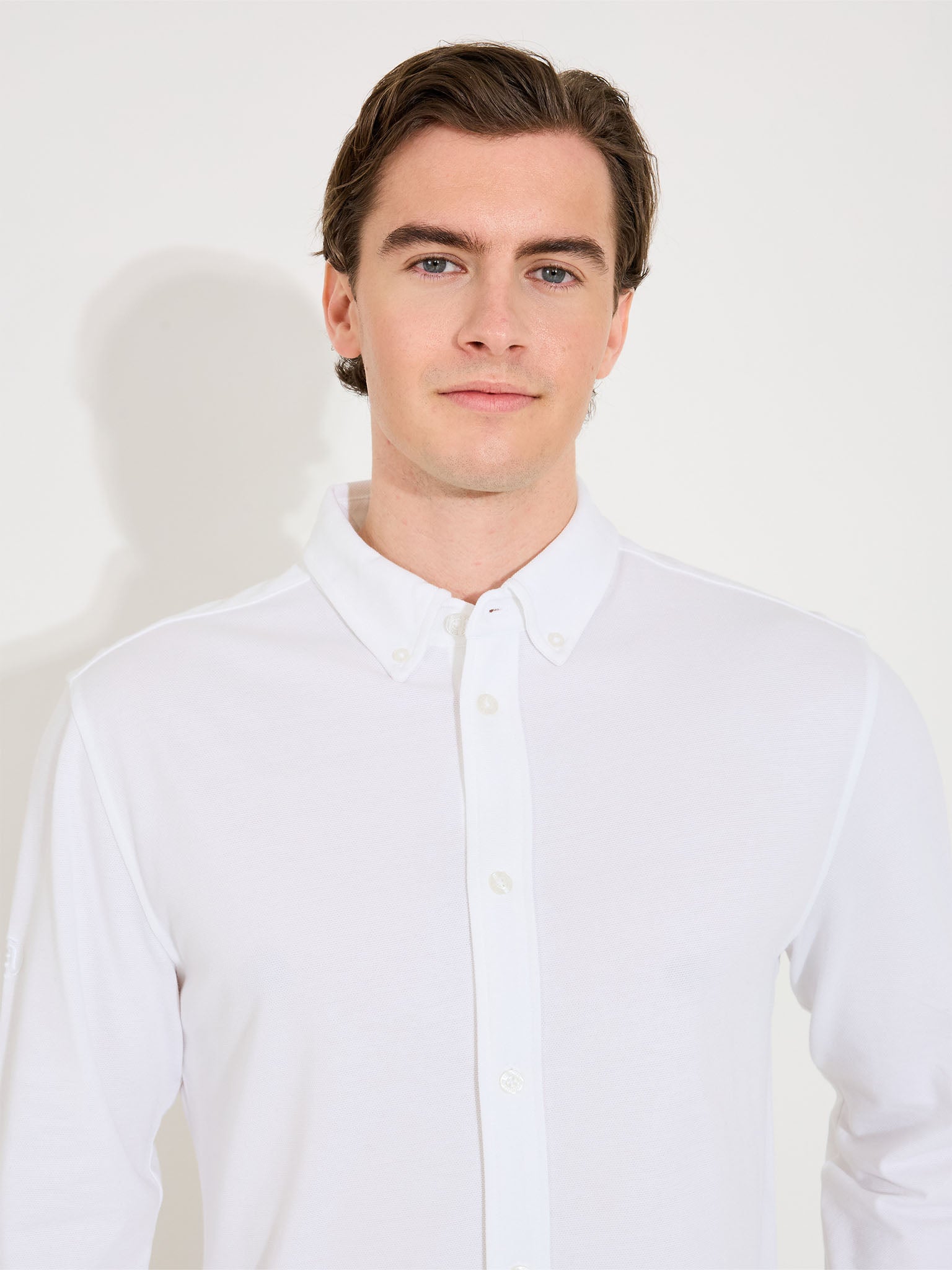 Mens Hillside shirt - white-4