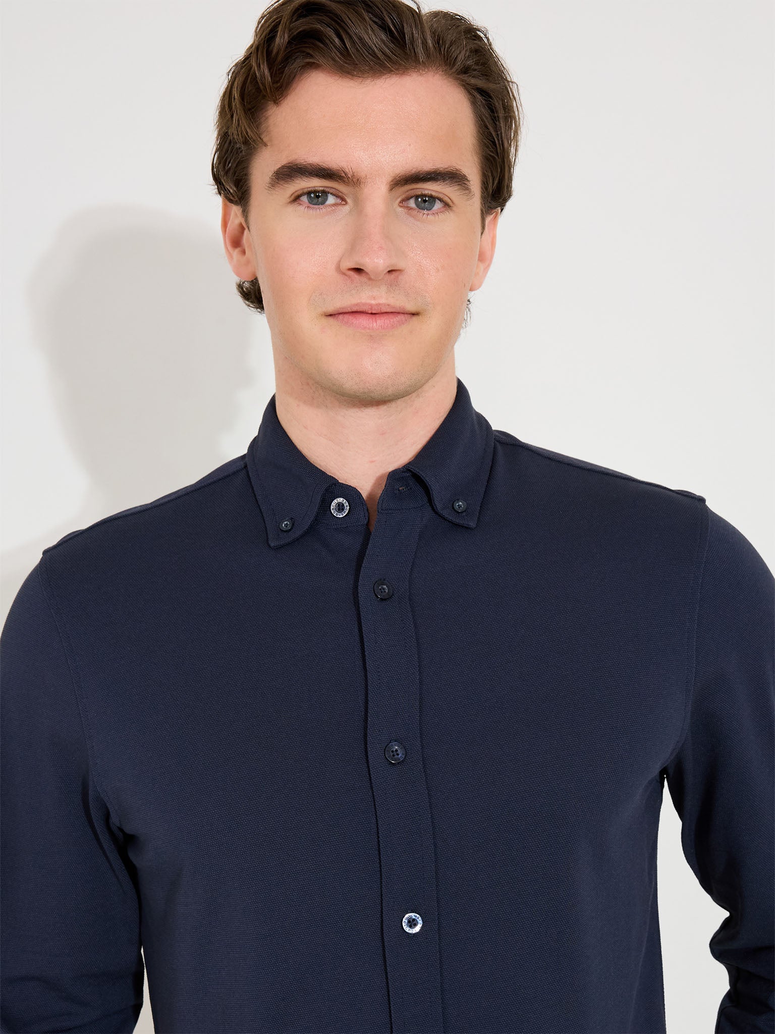Mens Hillside shirt - navy-4