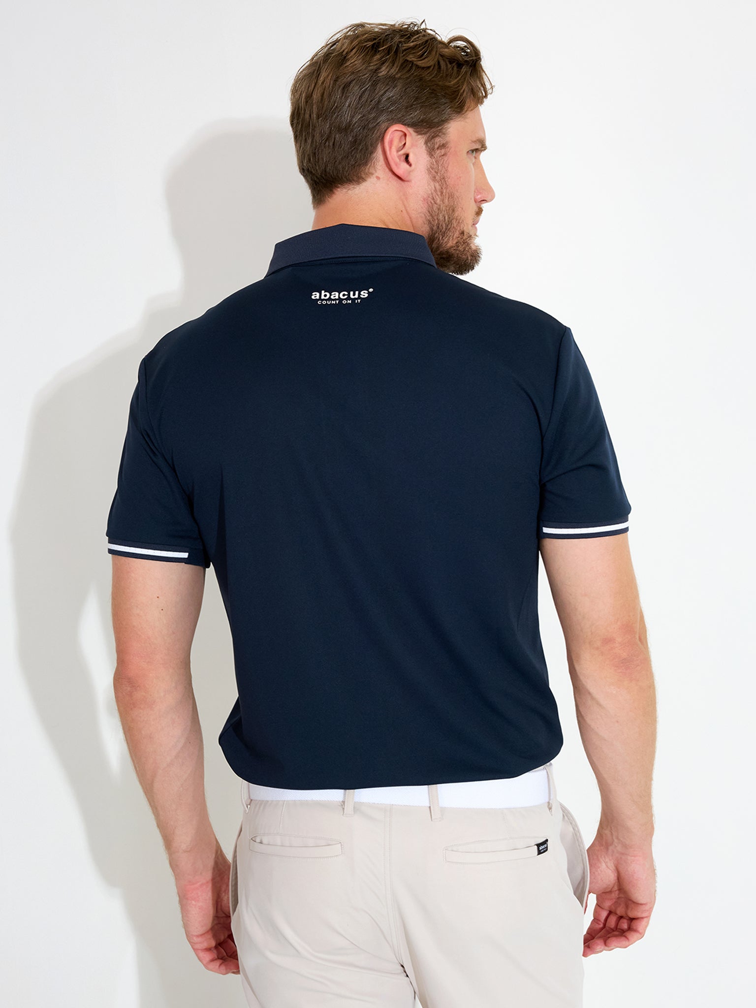 Mens Pikewood drycool polo - navy – Abacus Sportswear