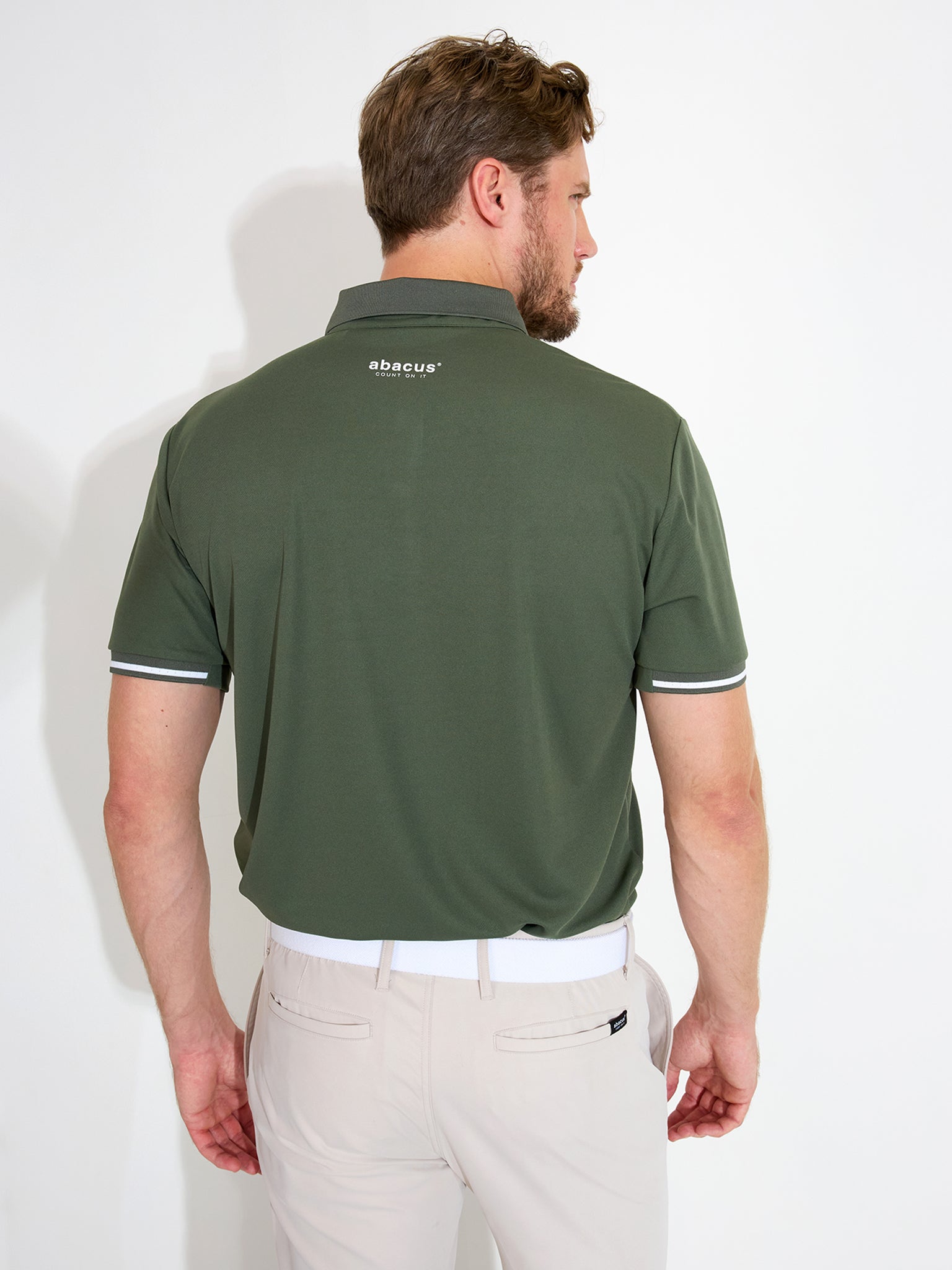 Mens Pikewood drycool polo - forest