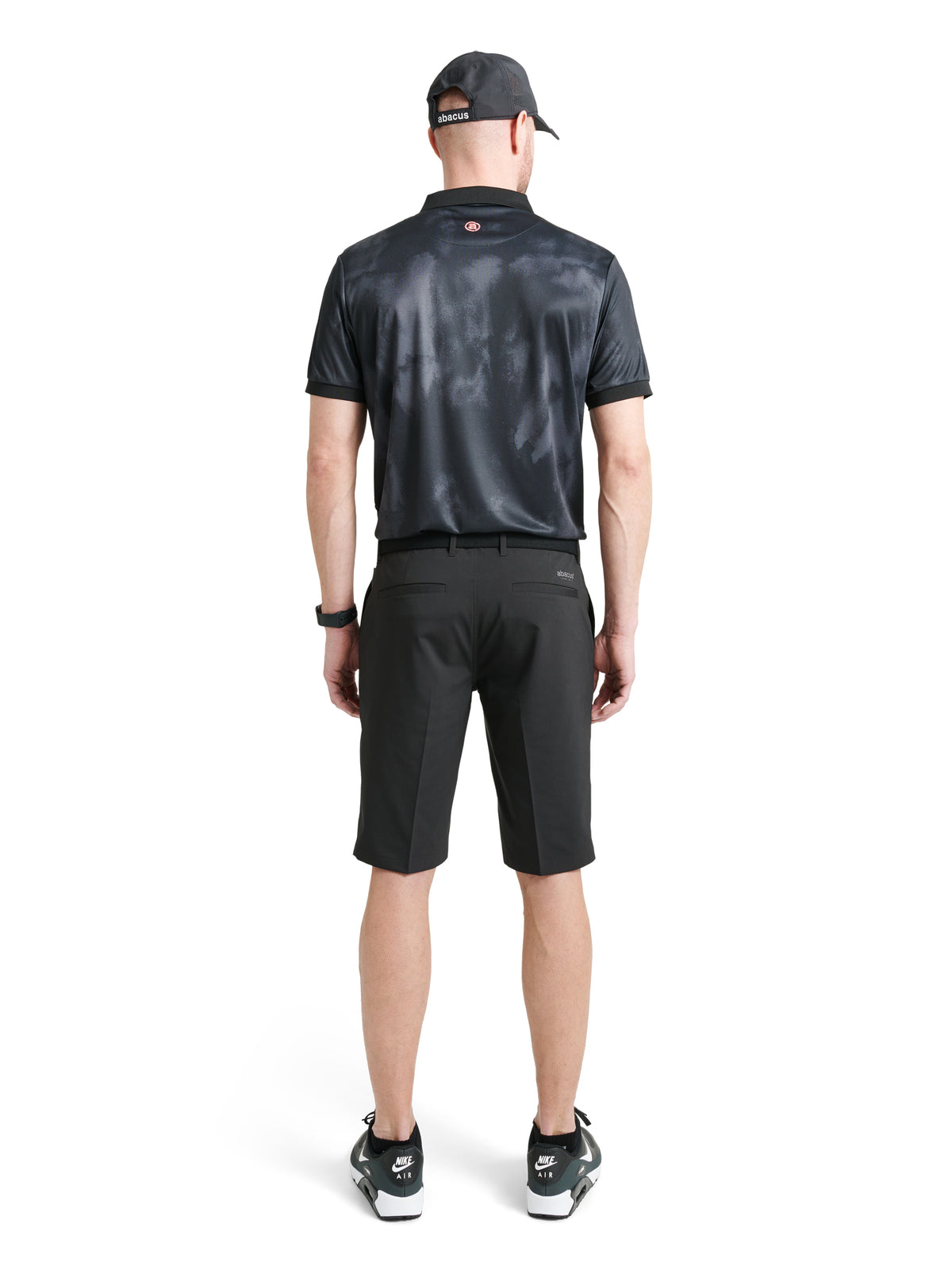 Mens Lahinch drycool polo - black/grey-5