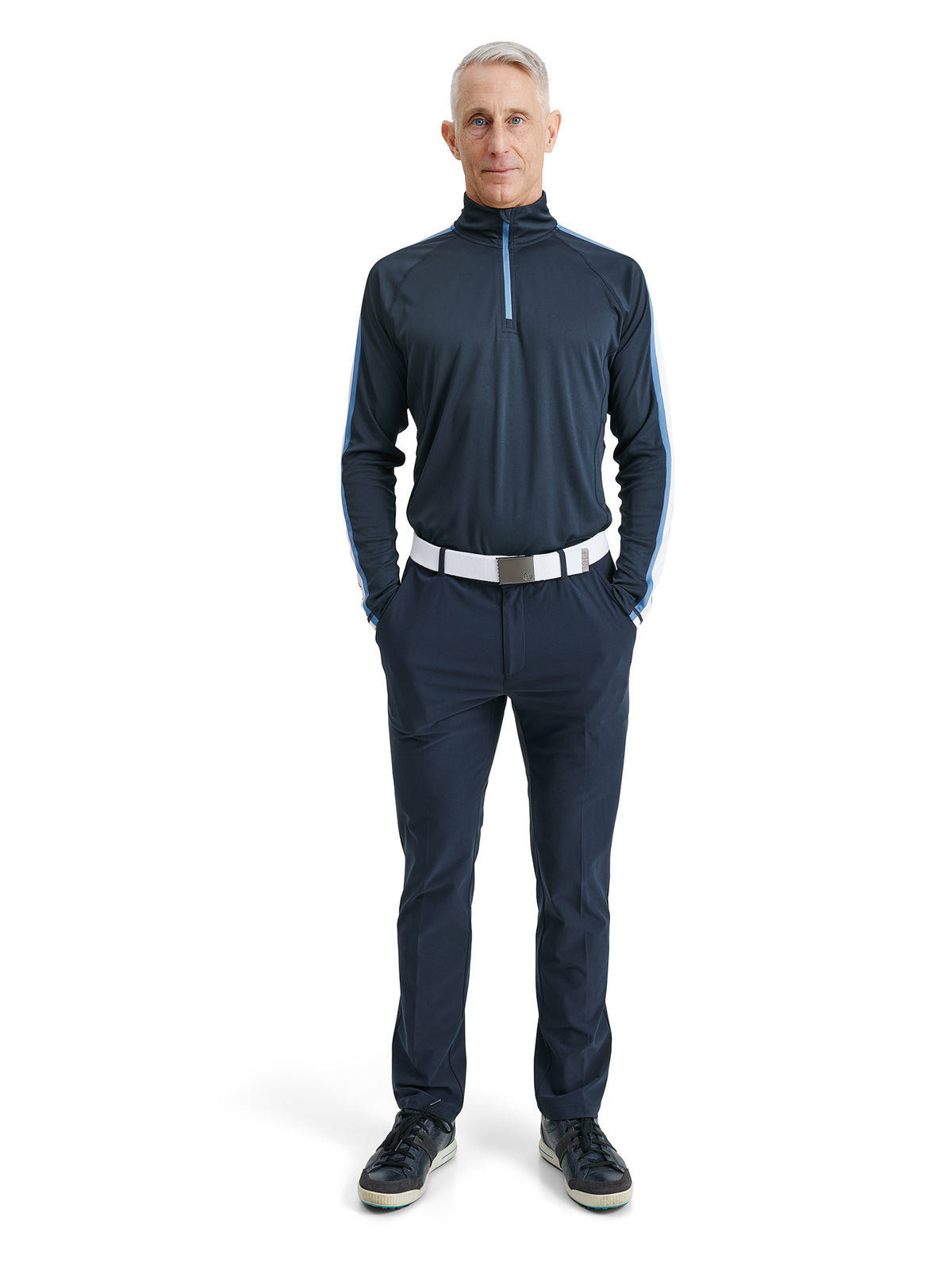 Mens Tenby longsleeve - navy-4