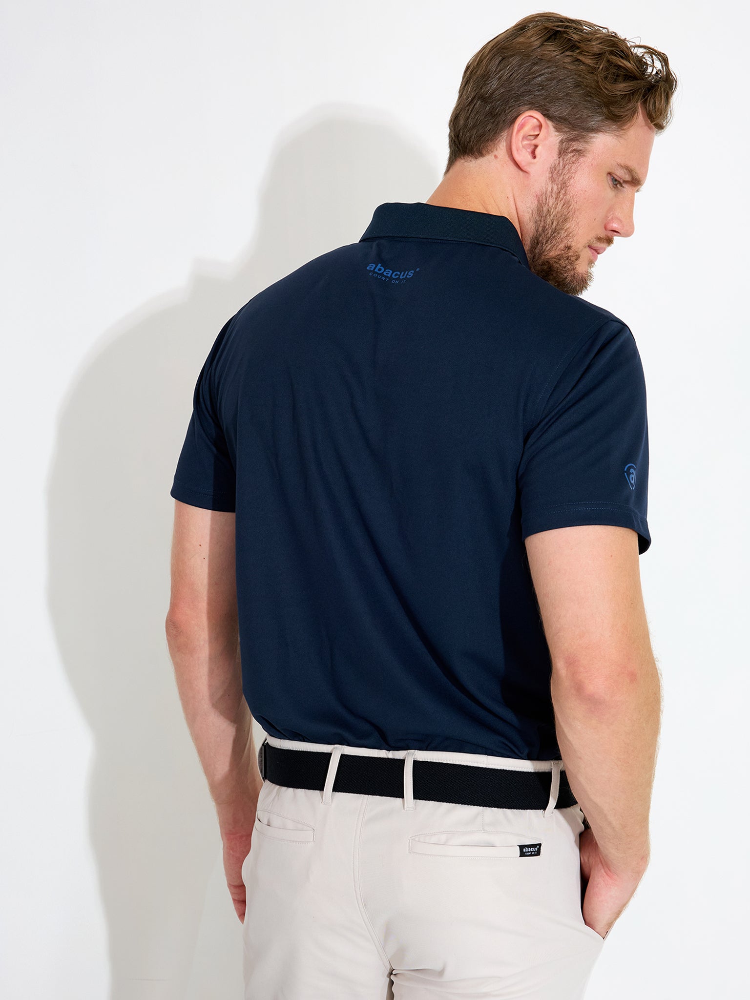 Mens Cray drycool polo - navy-2