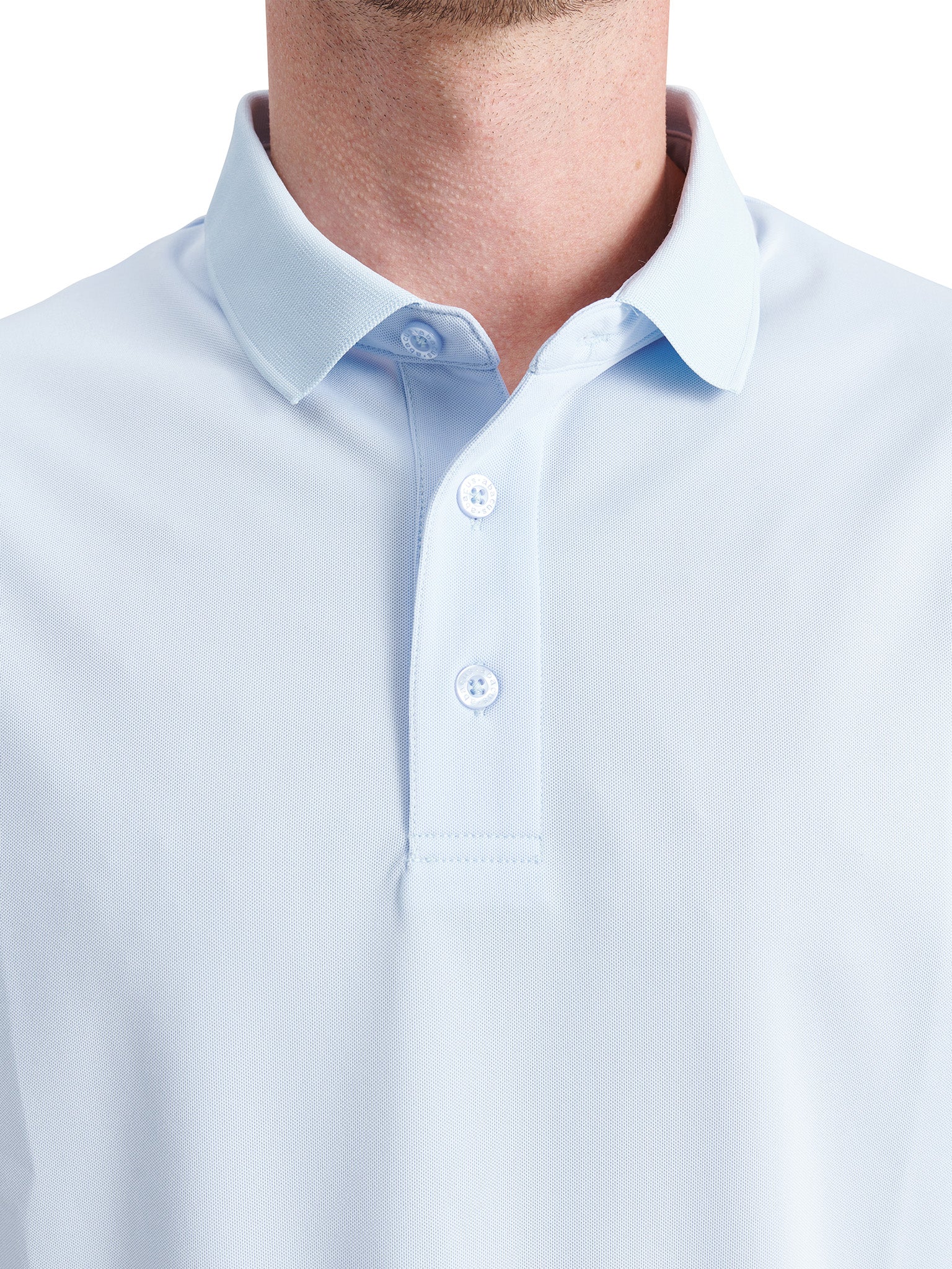 Mens Cray drycool polo - lt.blue-5