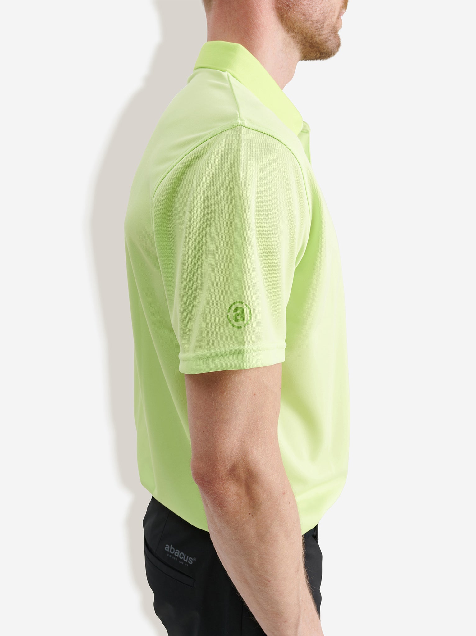 Mens Cray drycool polo - lime-5