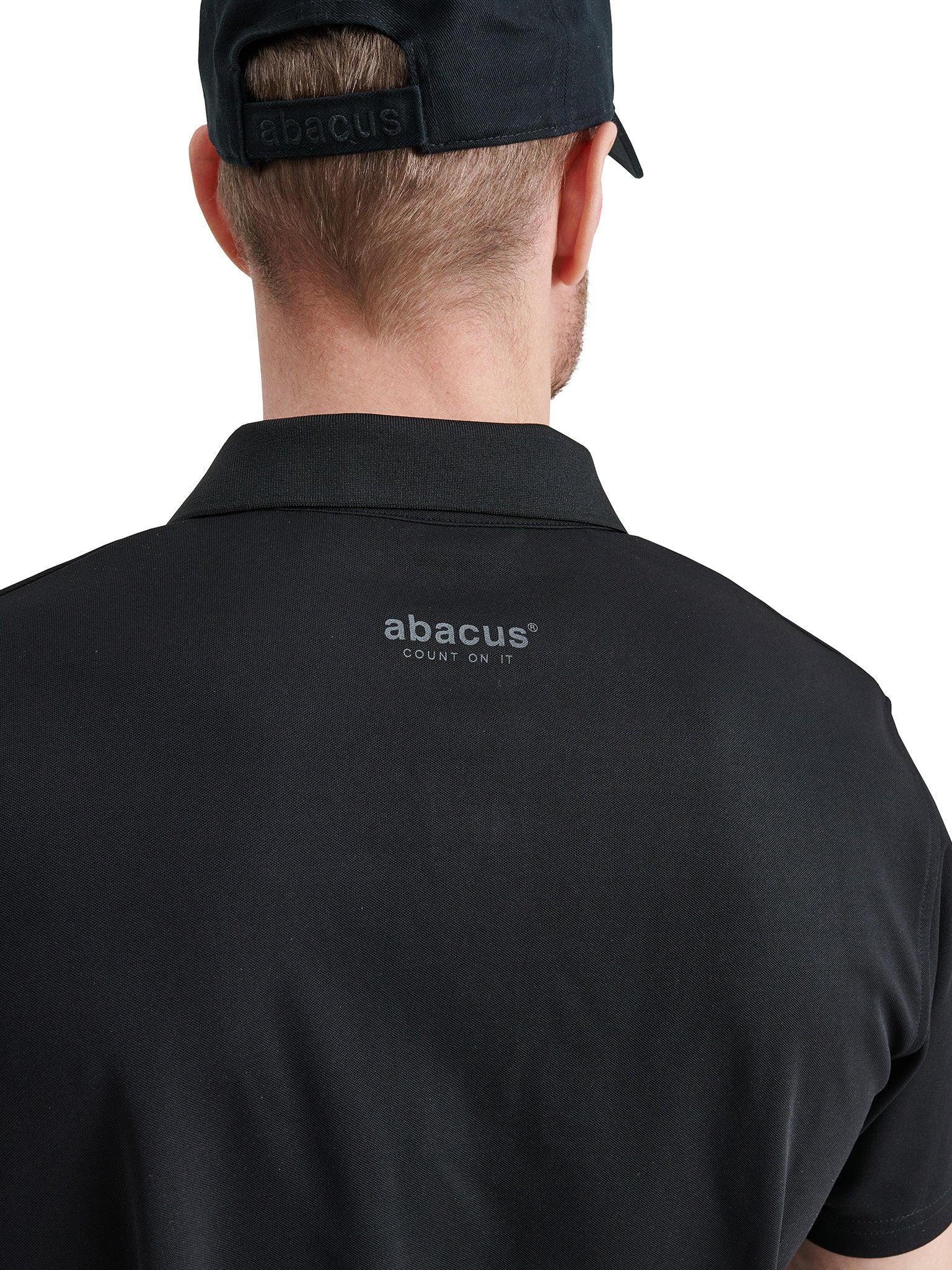 Mens Cray drycool polo - black-4